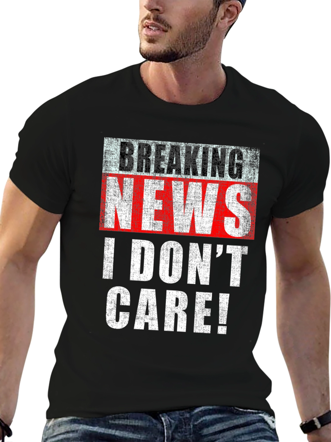 Breaking News I Dont Care T-Shirt