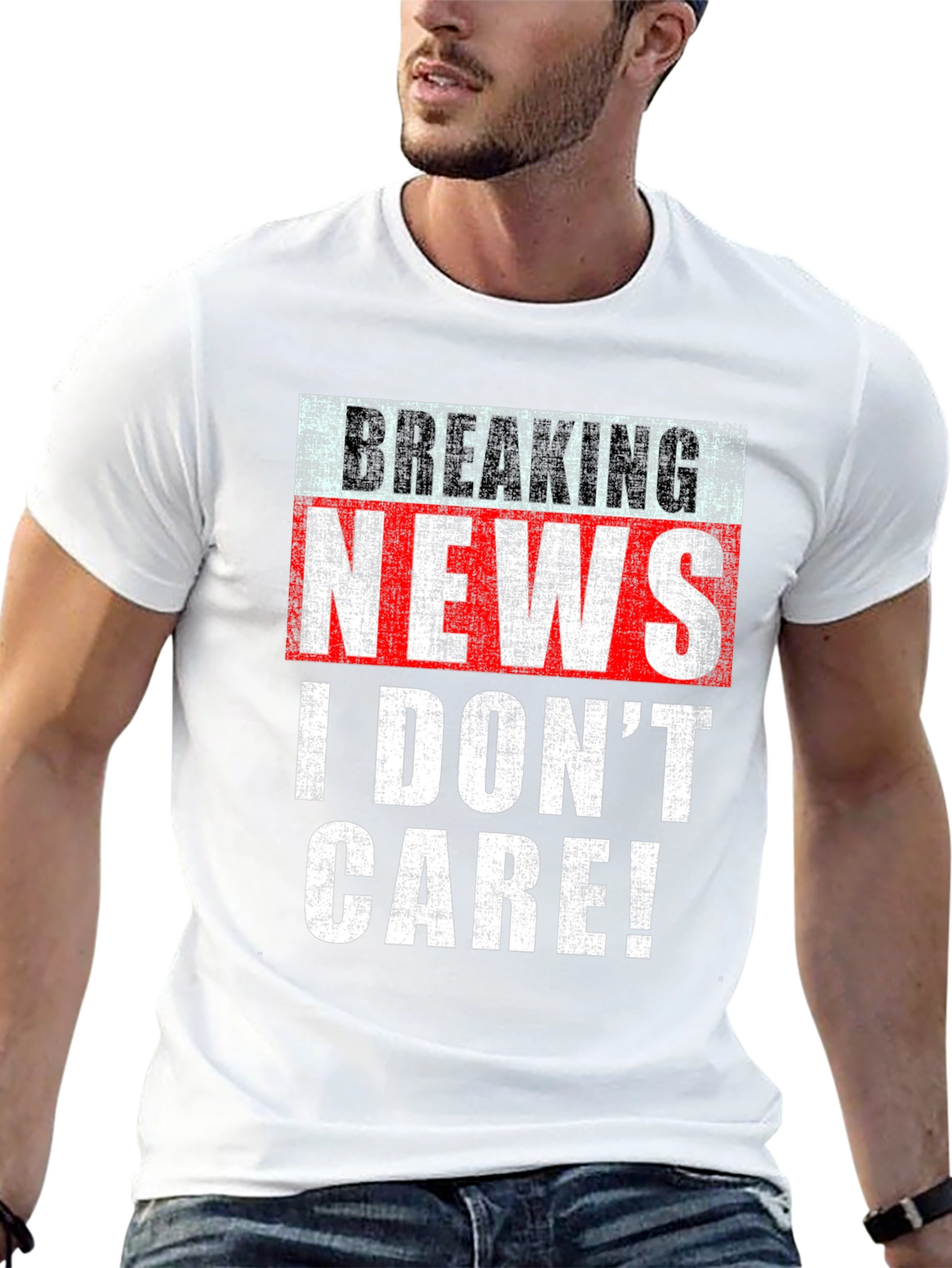 Breaking News I Dont Care T-Shirt