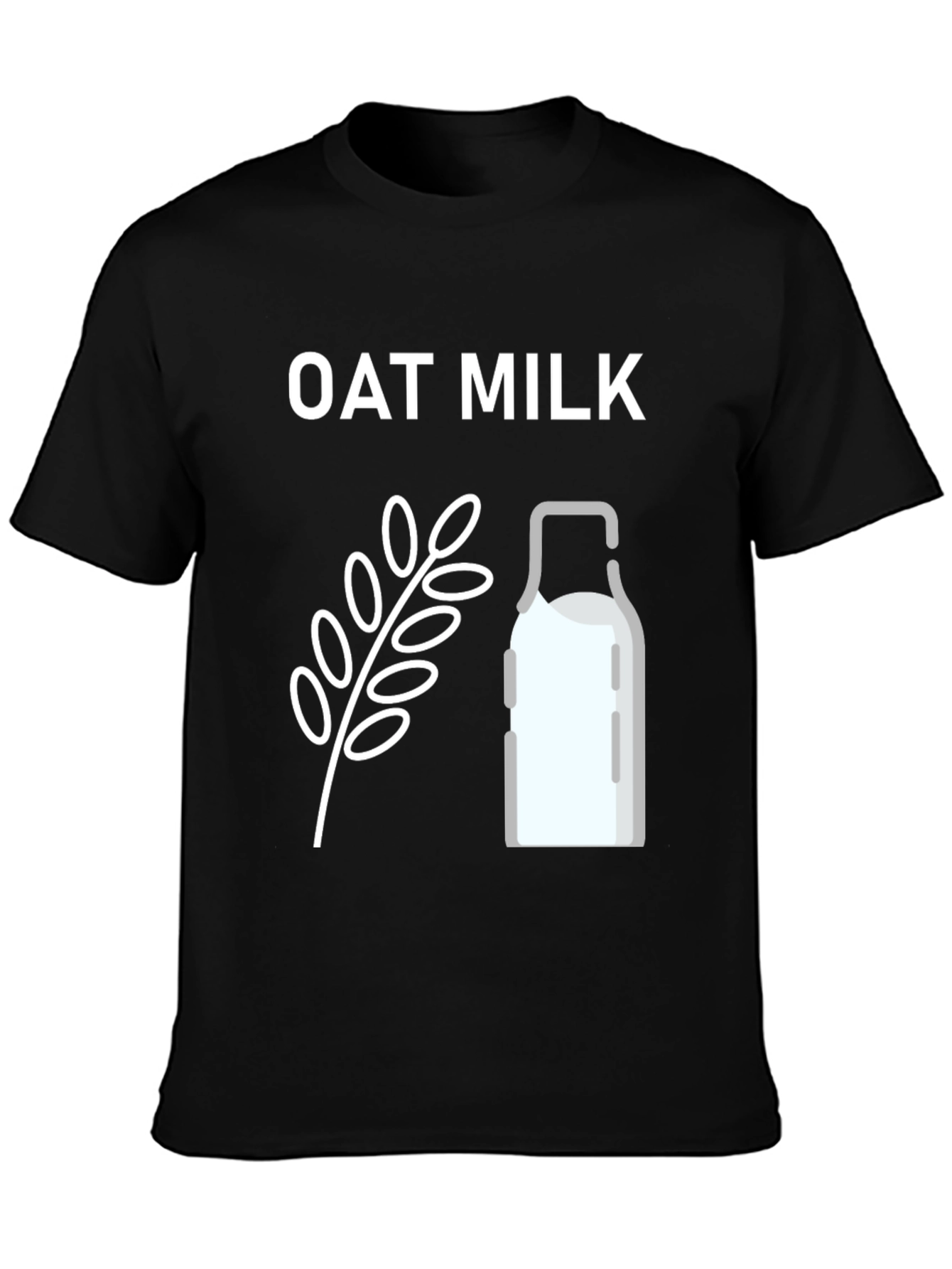 Oat Milk T-Shirt - Vegan Friendly Design
