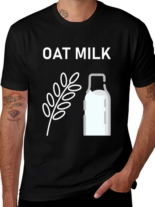 Oat Milk T-Shirt - Vegan Friendly Design
