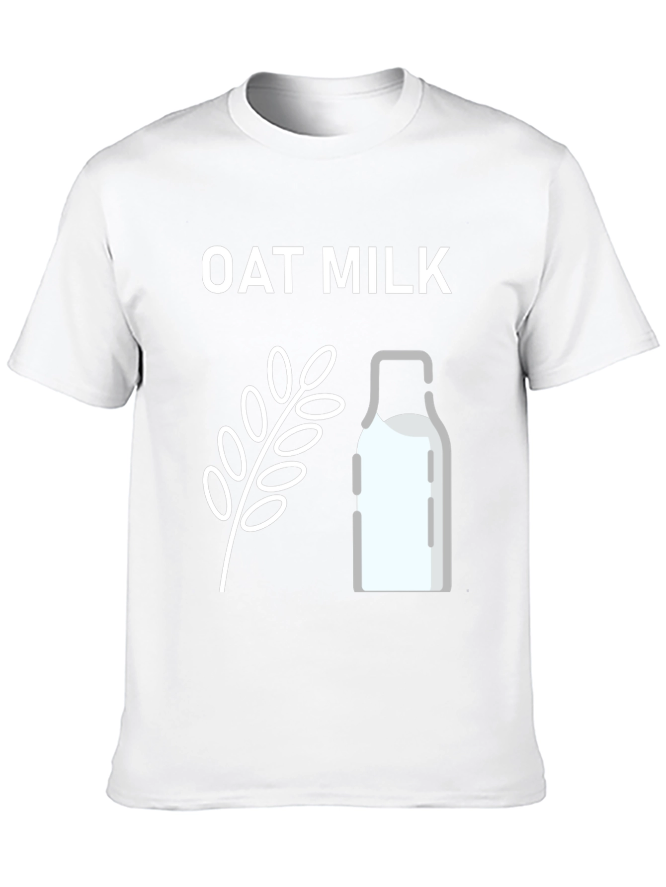Oat Milk T-Shirt - Vegan Friendly Design