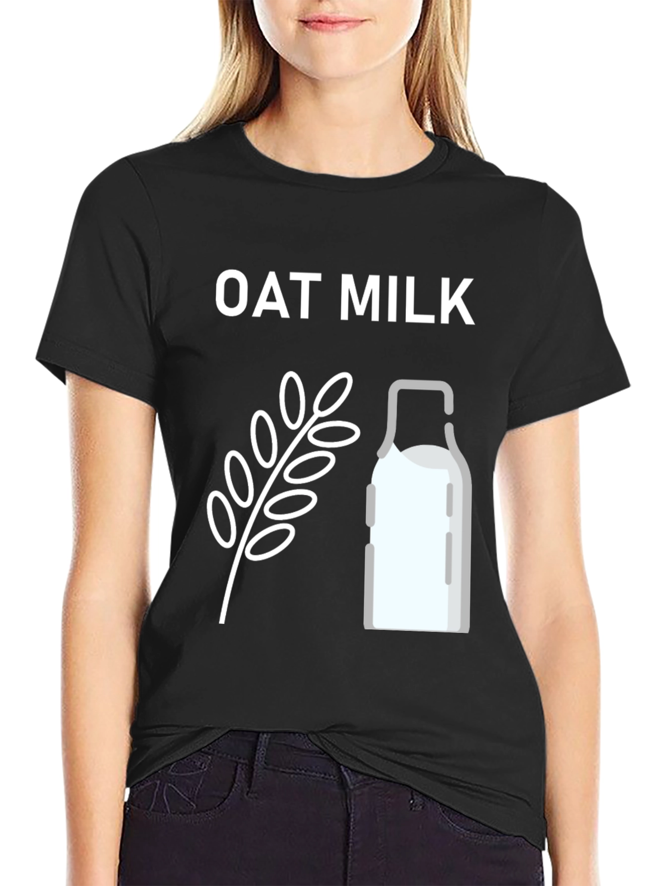 Oat Milk T-Shirt - Vegan Friendly Design