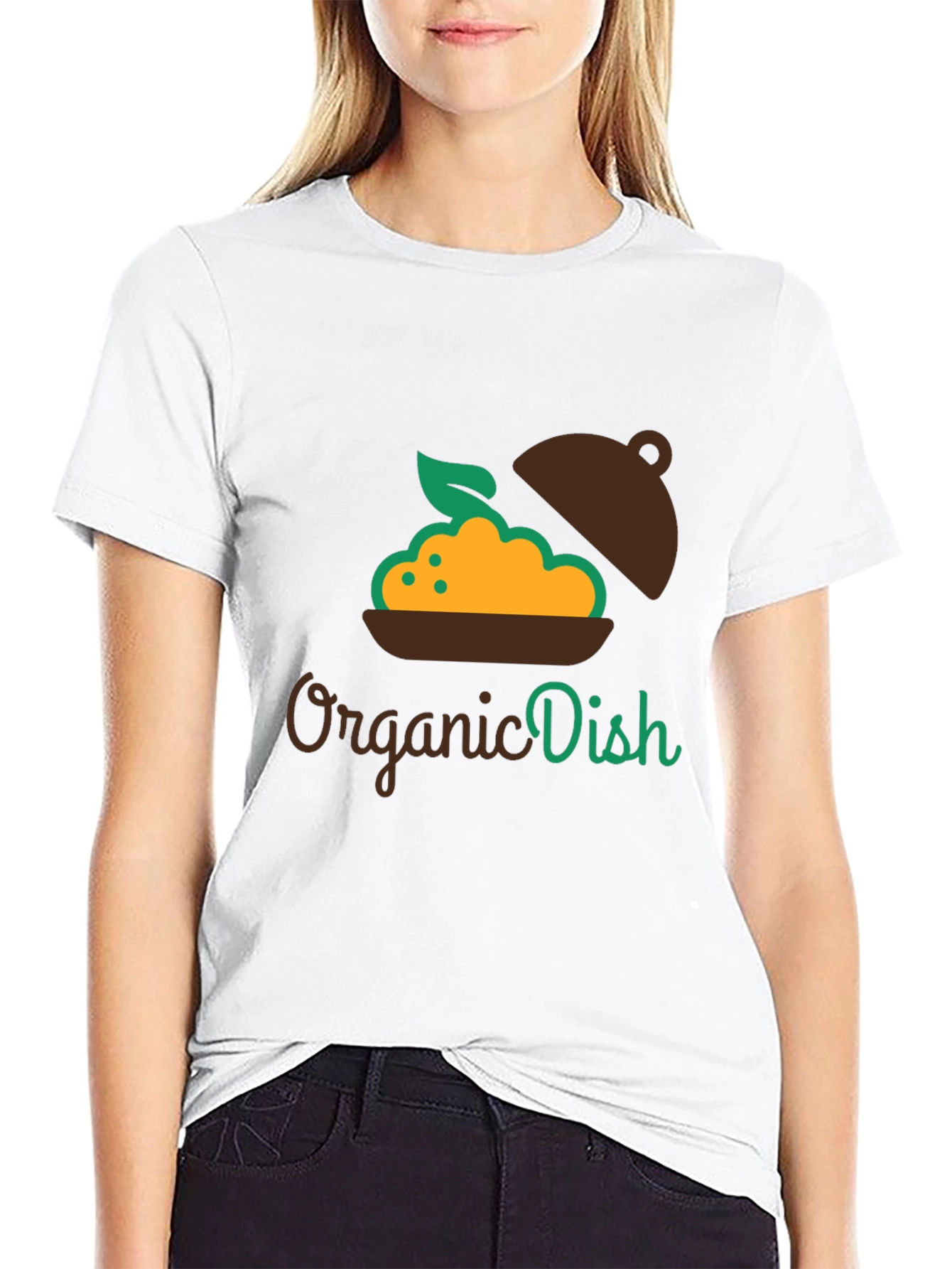 Organic Dish Graphic Tee - Black
