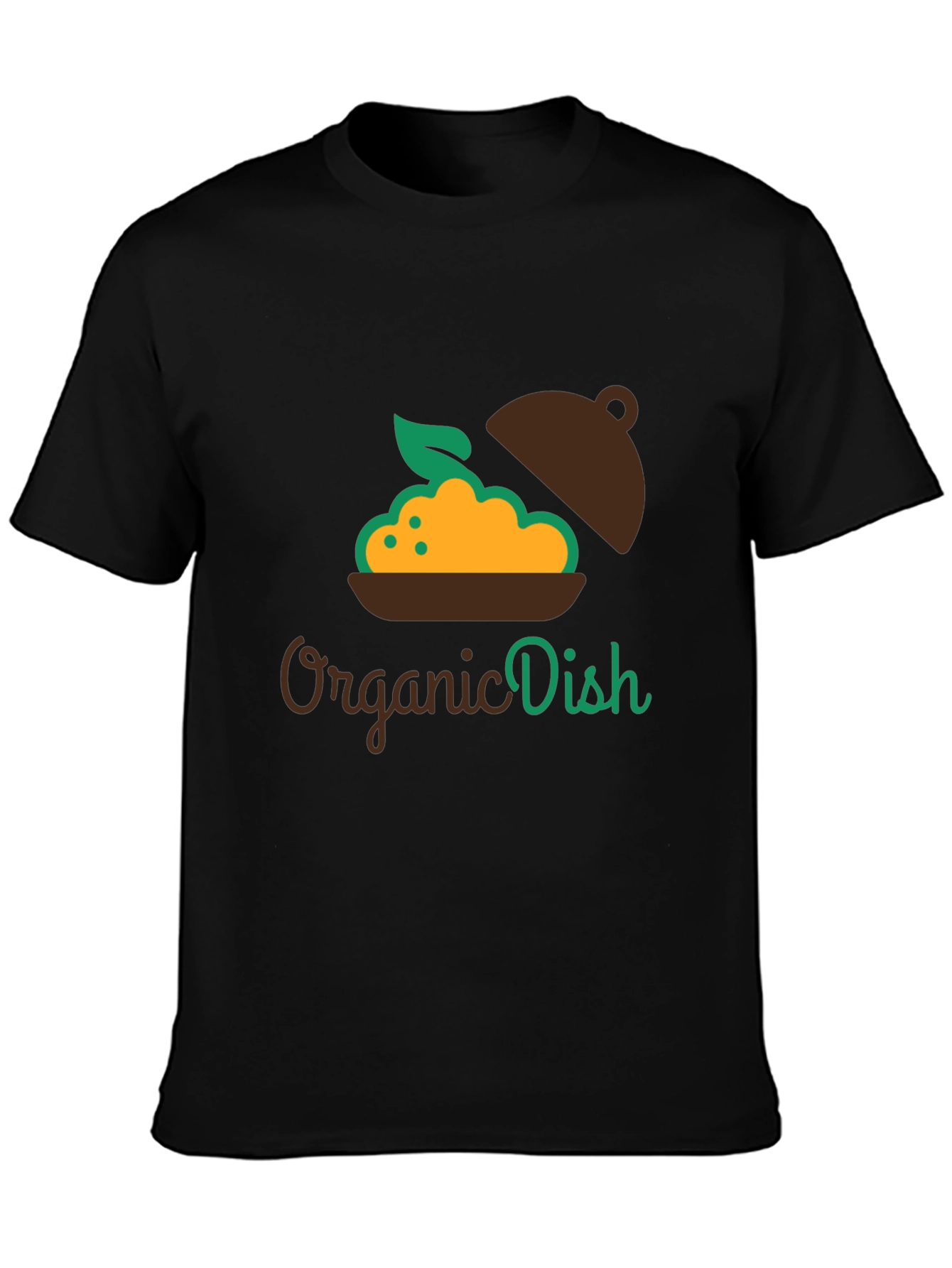 Organic Dish Graphic Tee - Black