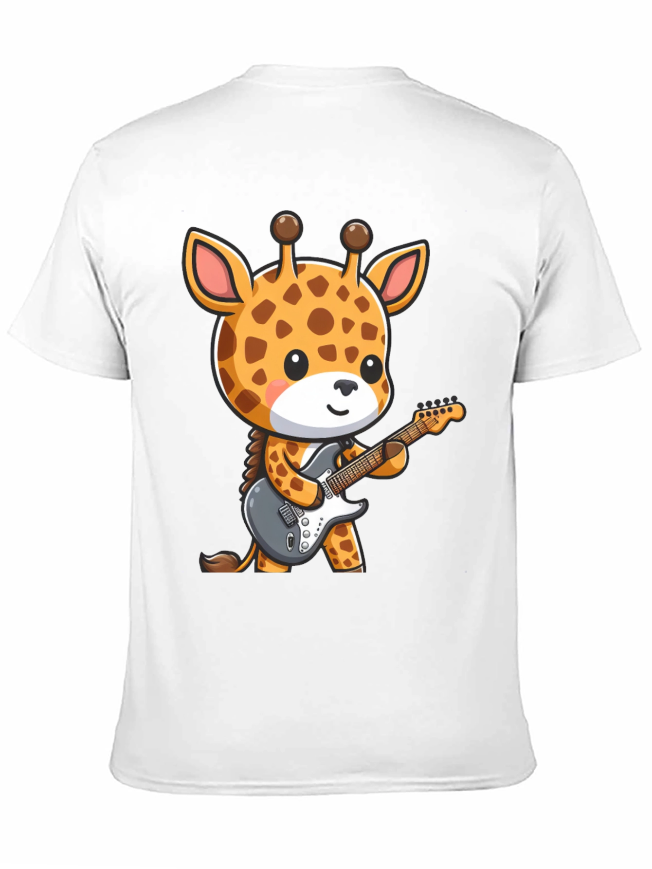 Giraffe Guitarist Graphic T-Shirt
