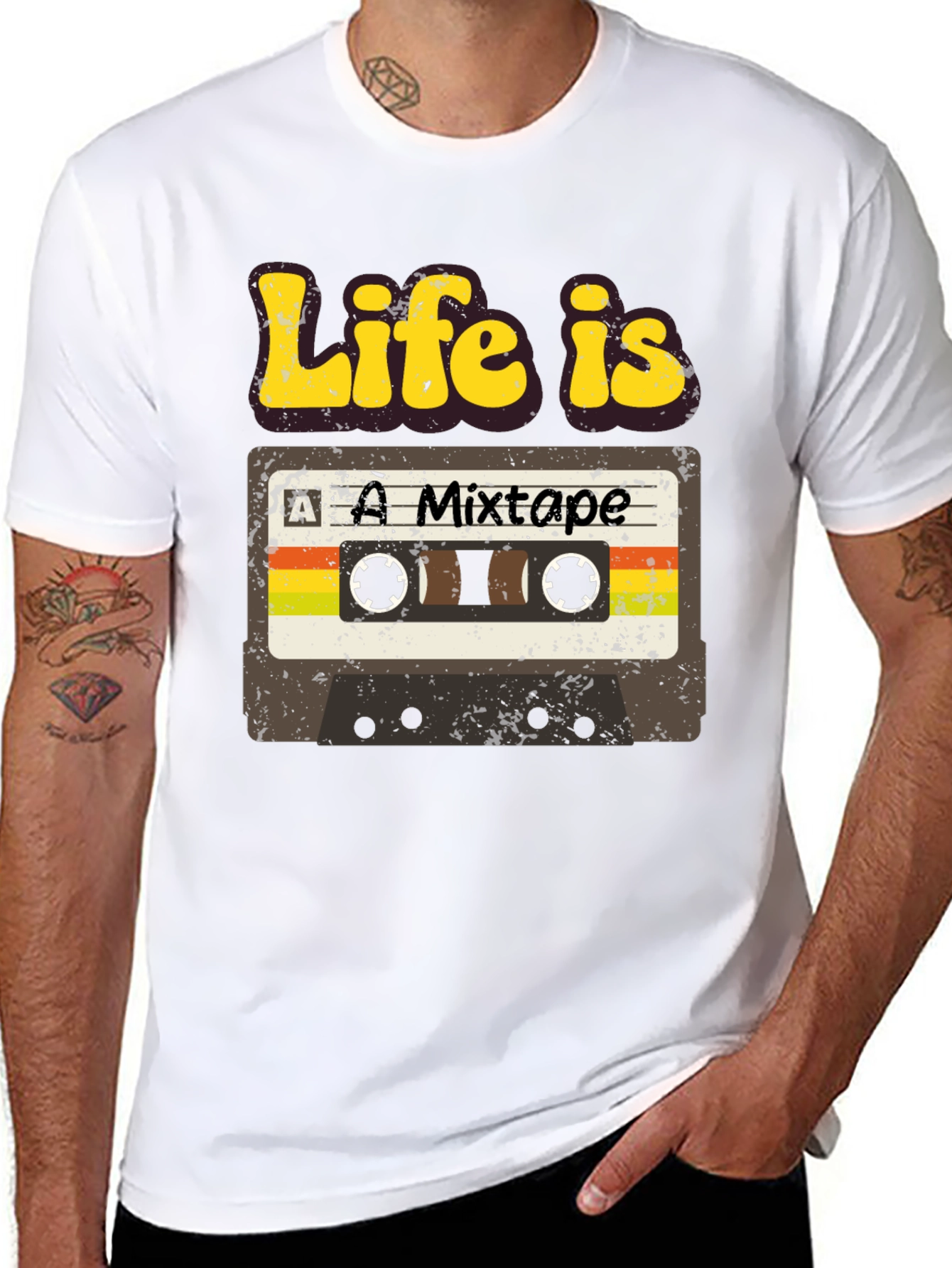 Life is a Mixtape Graphic T-Shirt