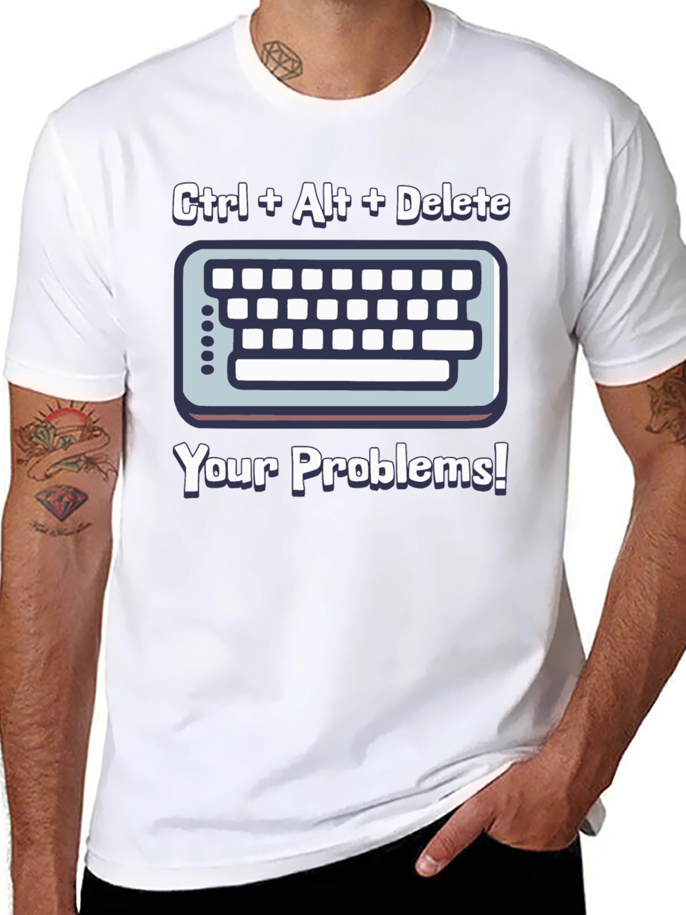 Ctrl Alt Delete T-Shirt - Solve Your Problems!