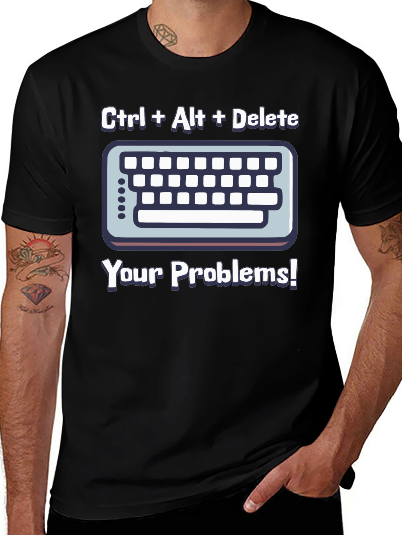Ctrl Alt Delete T-Shirt - Solve Your Problems!