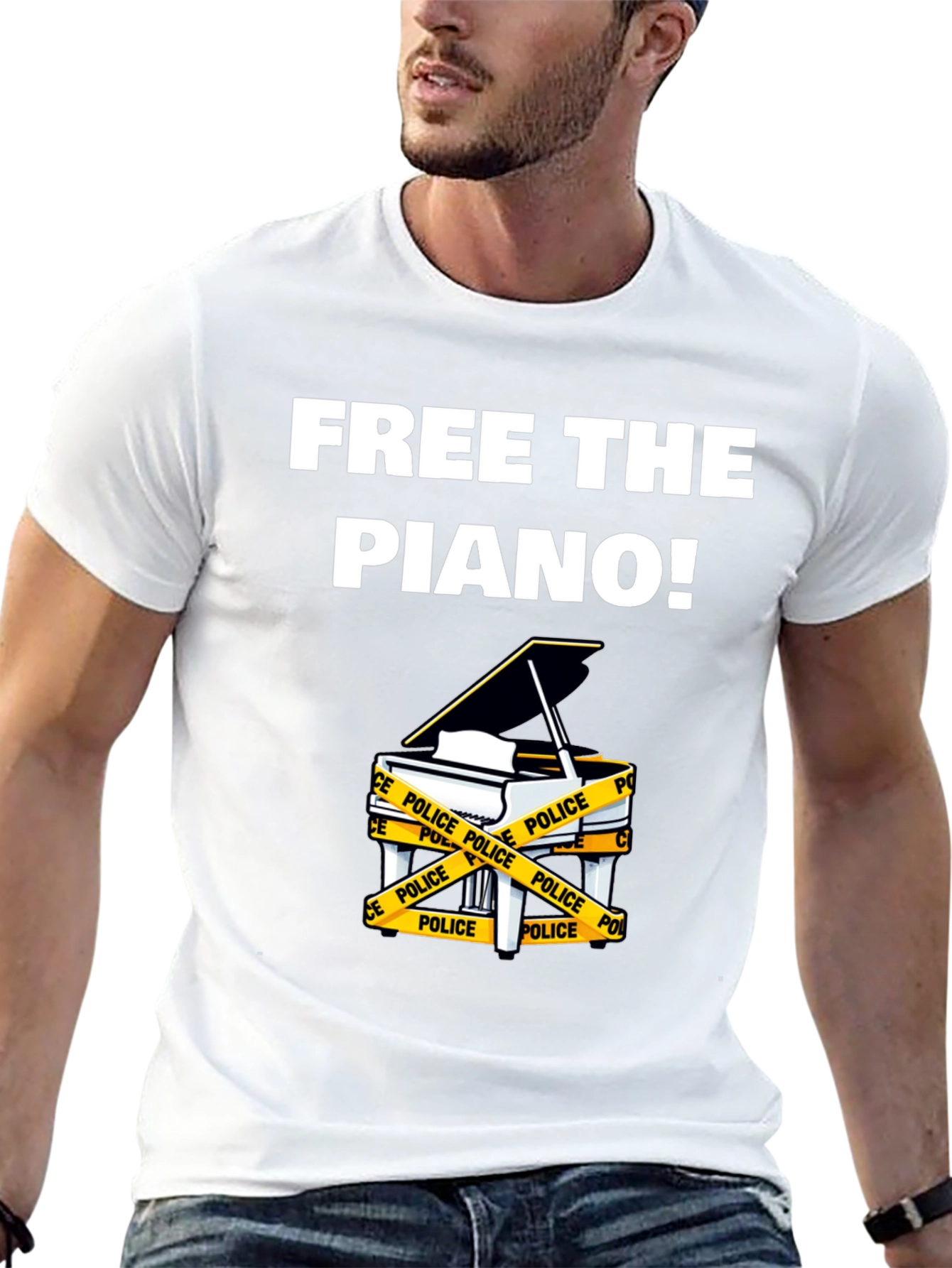 Free The Piano! Graphic T-Shirt