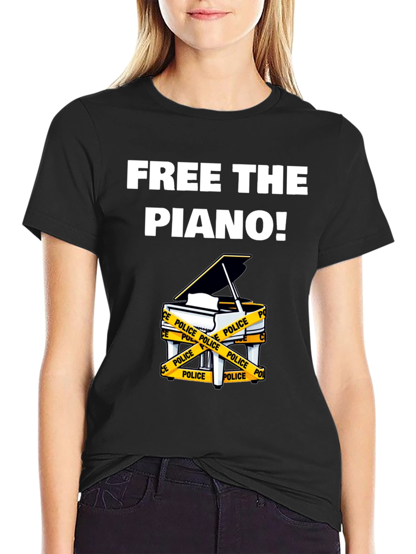 Free The Piano! Graphic T-Shirt