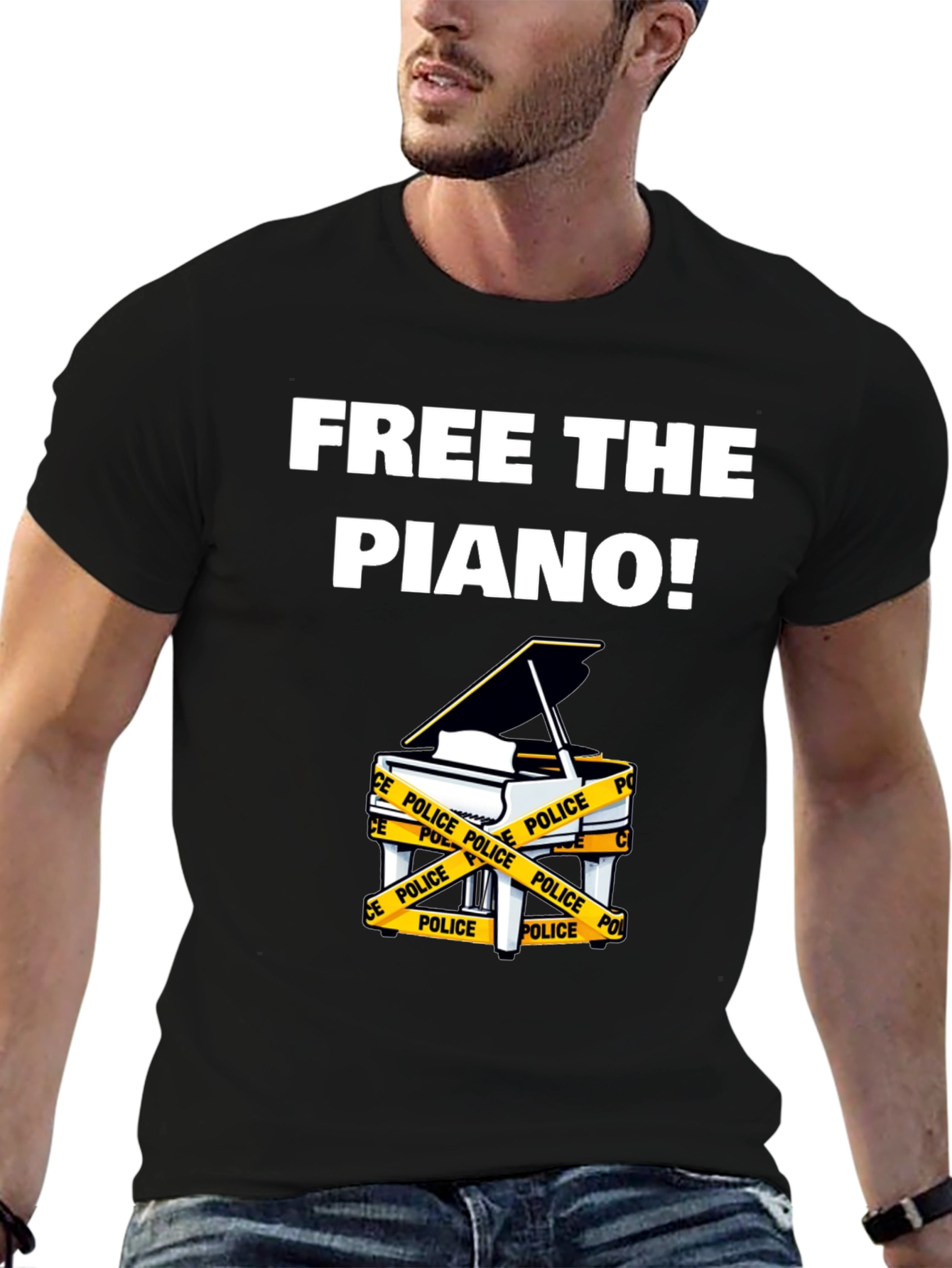 Free The Piano! Graphic T-Shirt