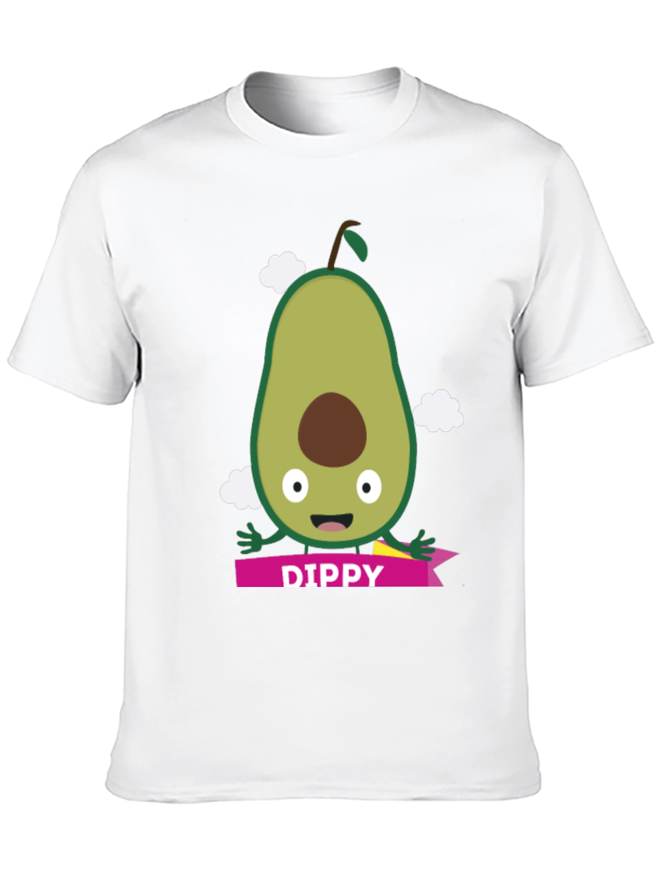 Funny Avocado Dippy Graphic T-Shirt