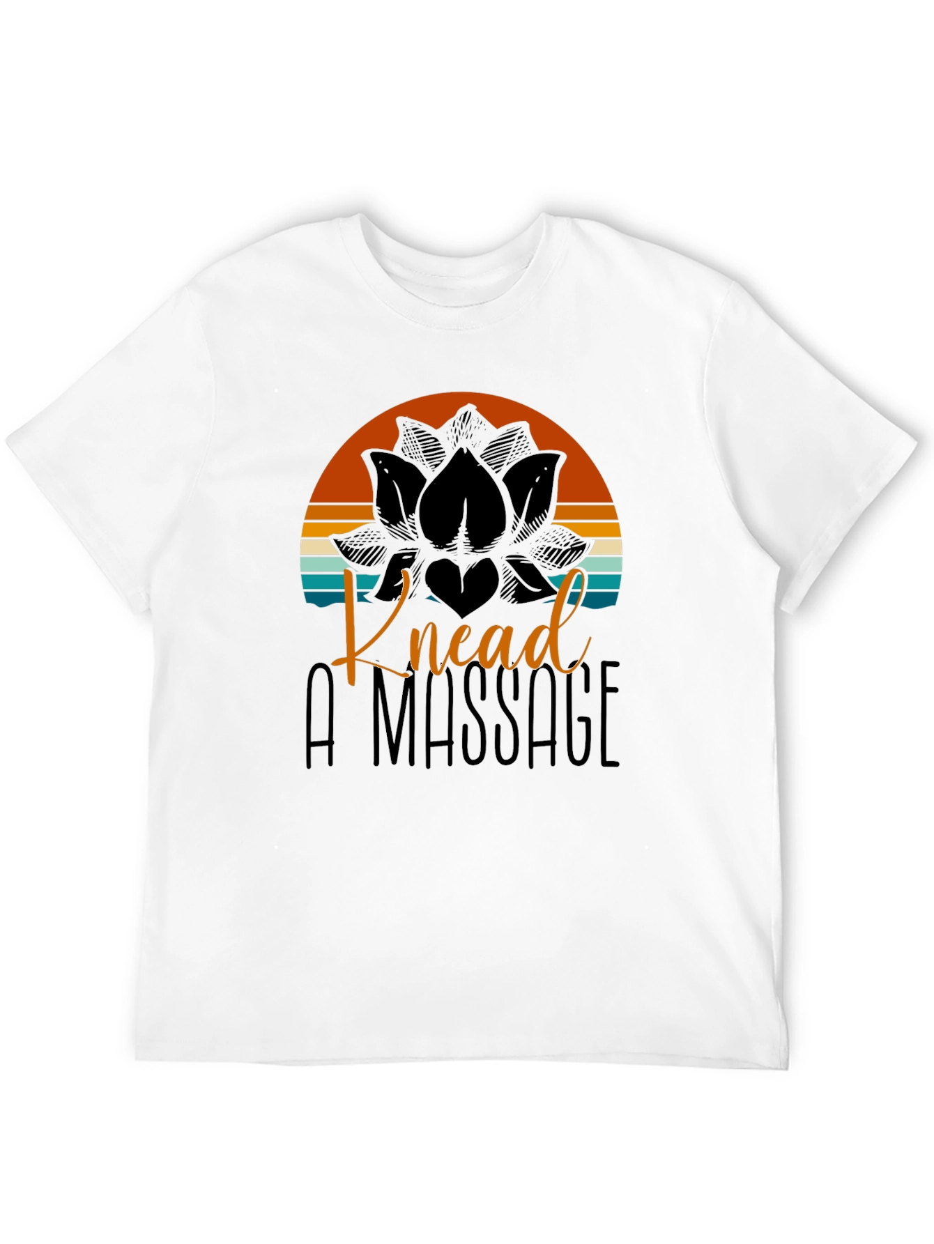 Knead a Massage Lotus Graphic T-Shirt