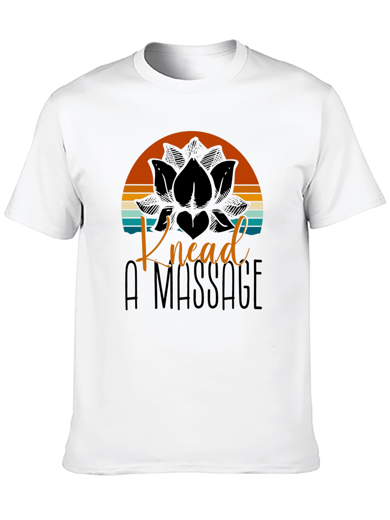 Knead a Massage Lotus Graphic T-Shirt