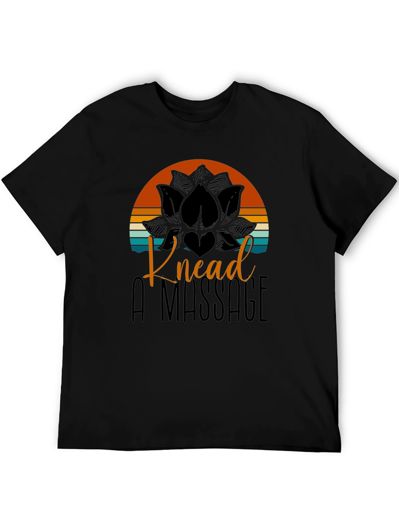 Knead a Massage Lotus Graphic T-Shirt
