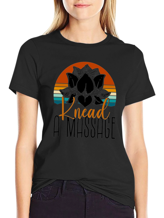 Knead a Massage Lotus Graphic T-Shirt