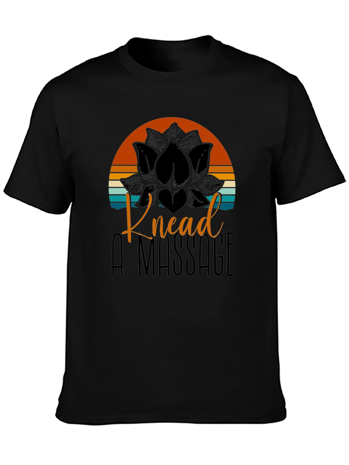 Knead a Massage Lotus Graphic T-Shirt