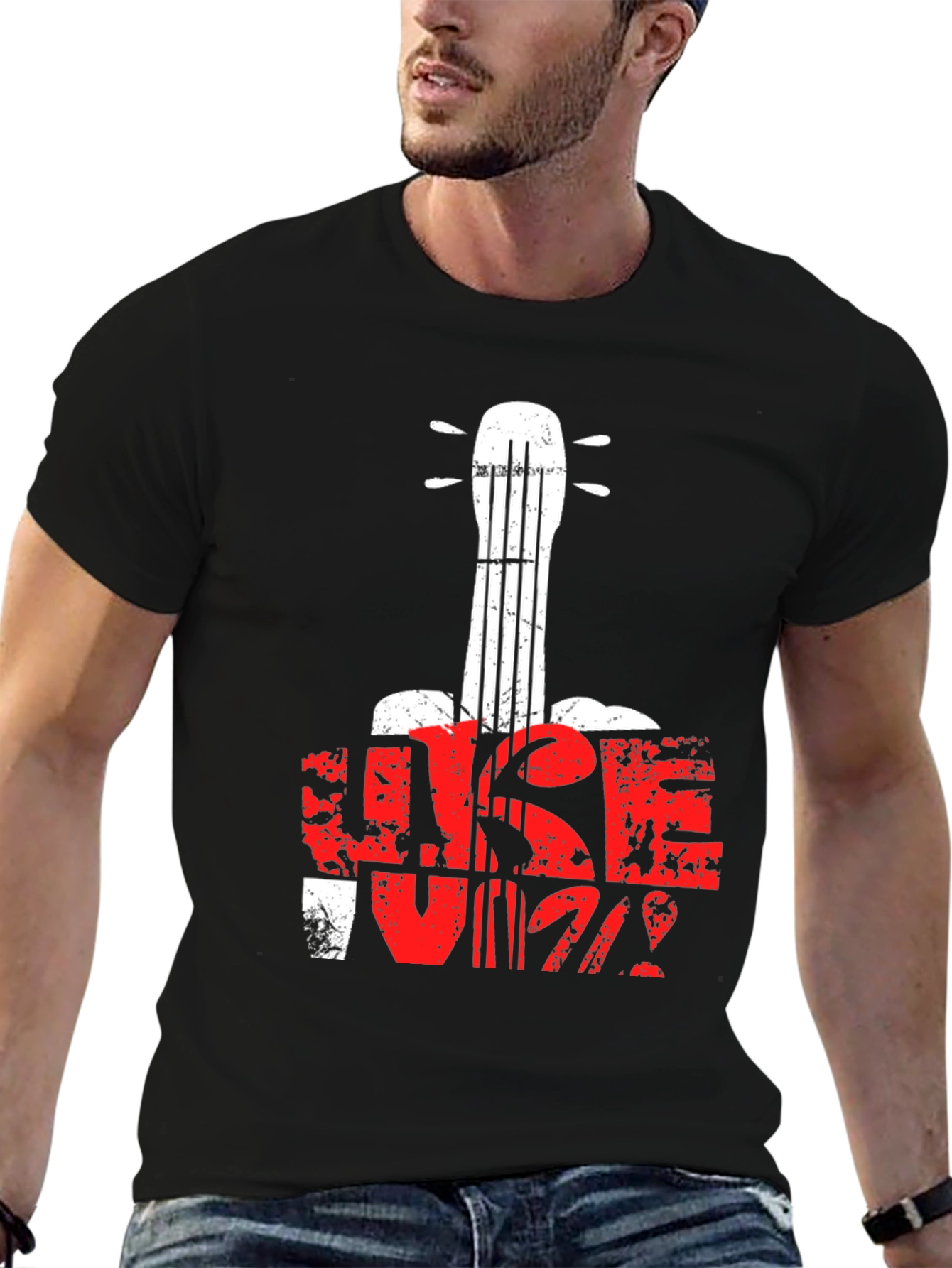 Guitar Jazz Graphic T-Shirt