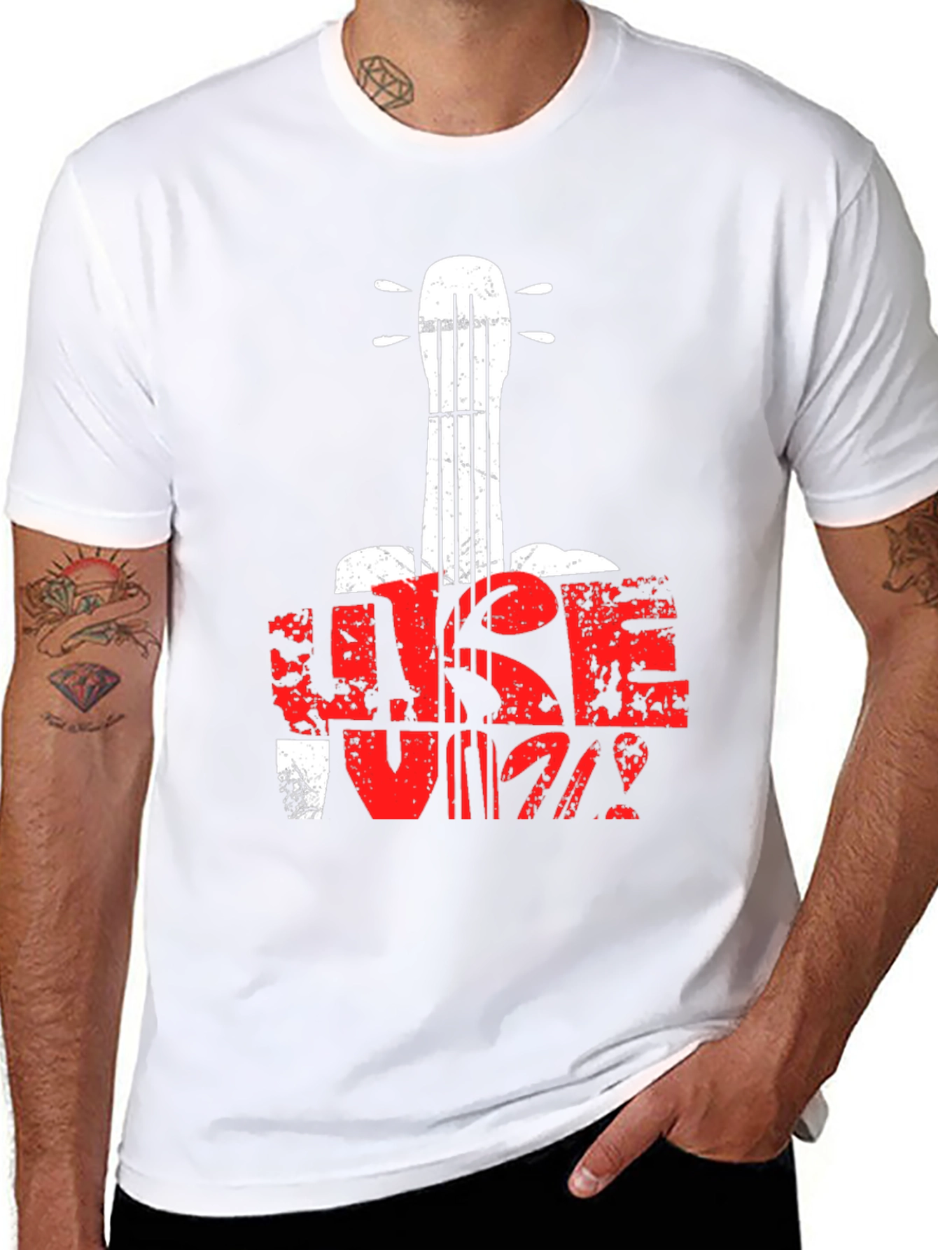 Guitar Jazz Graphic T-Shirt