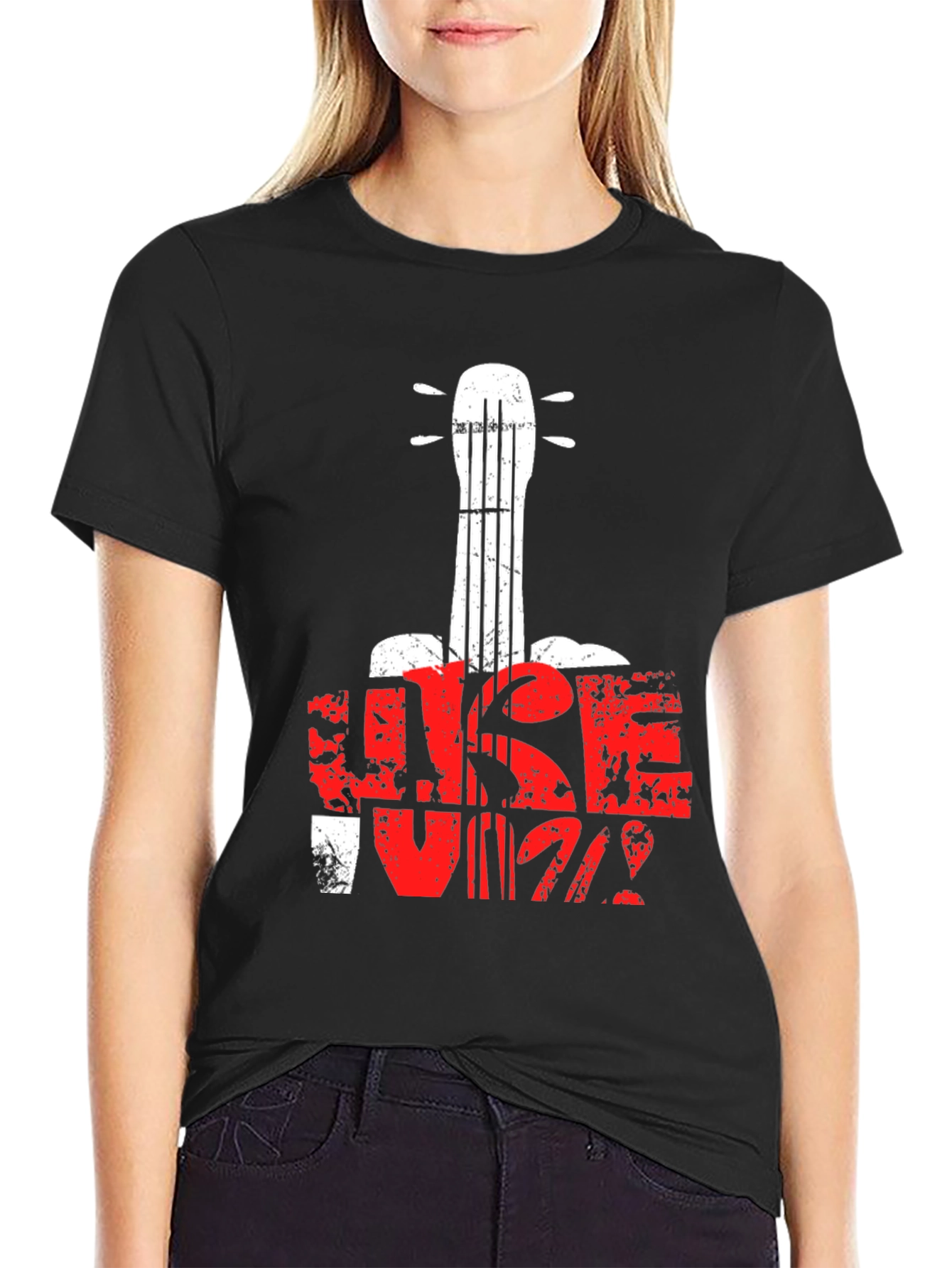 Guitar Jazz Graphic T-Shirt