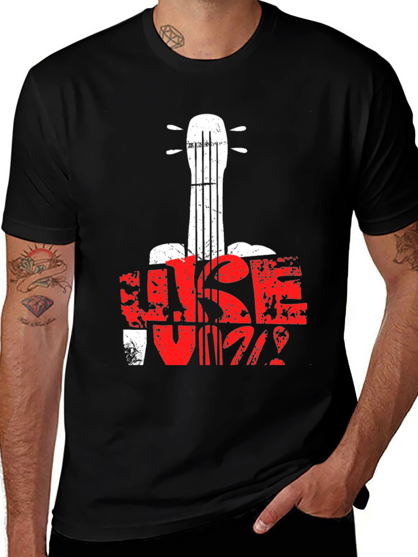 Guitar Jazz Graphic T-Shirt