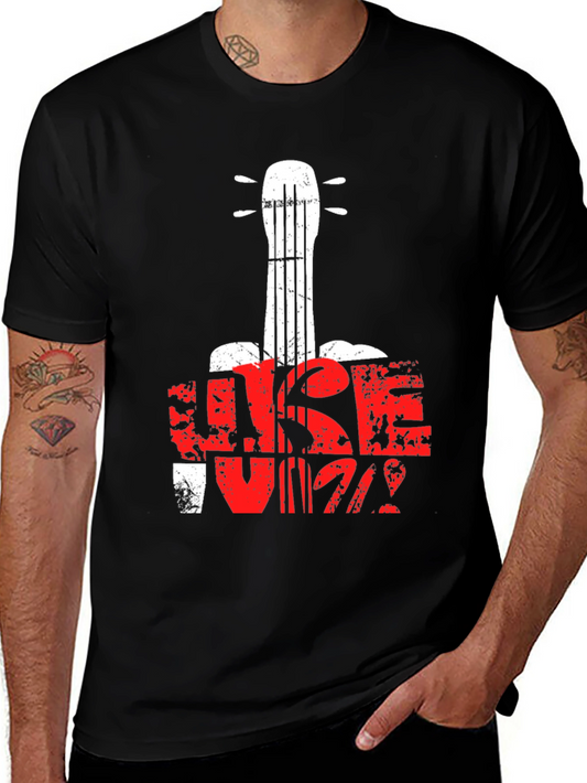 Guitar Jazz Graphic T-Shirt