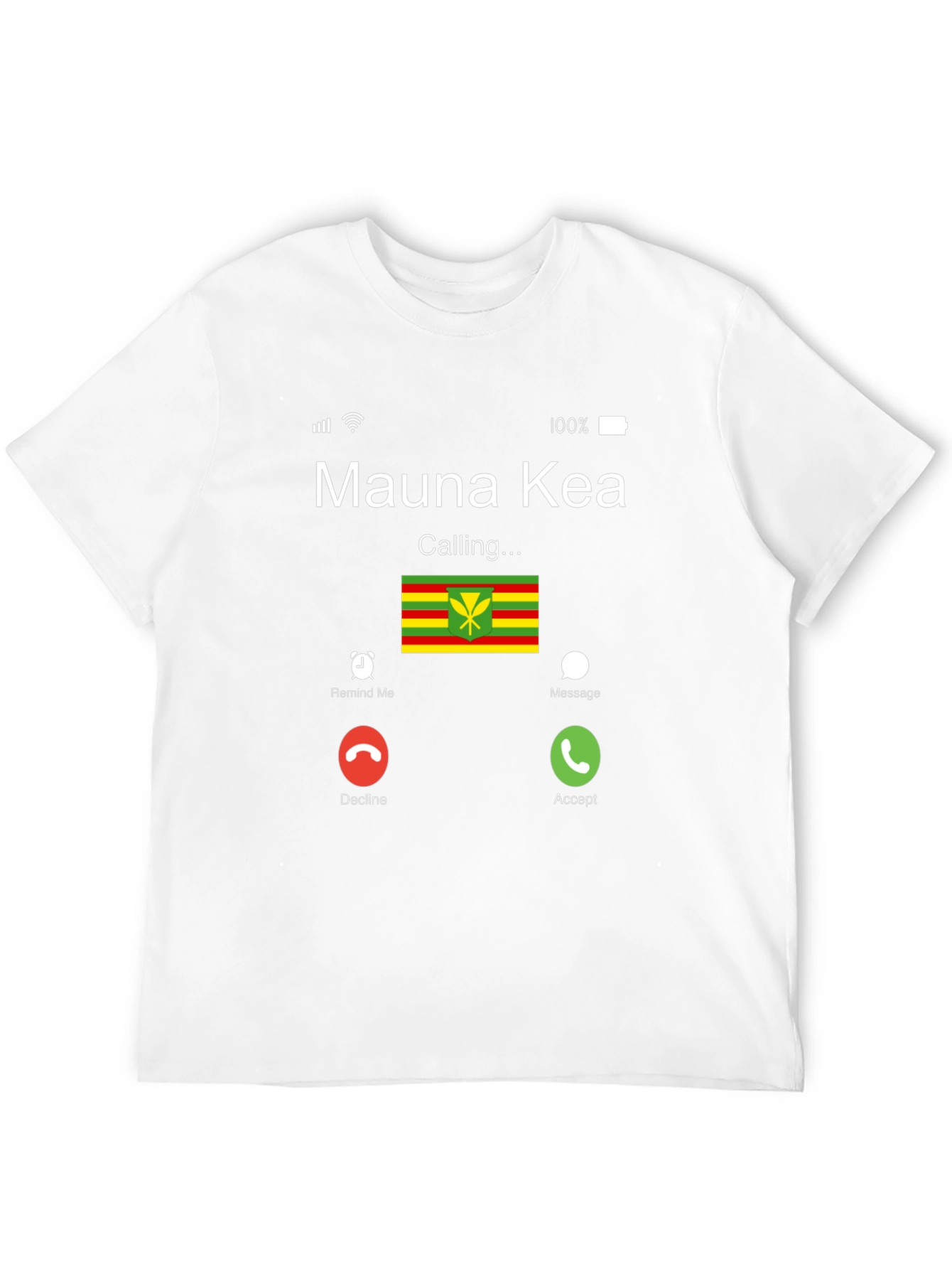 Mauna Kea Calling Graphic T-Shirt