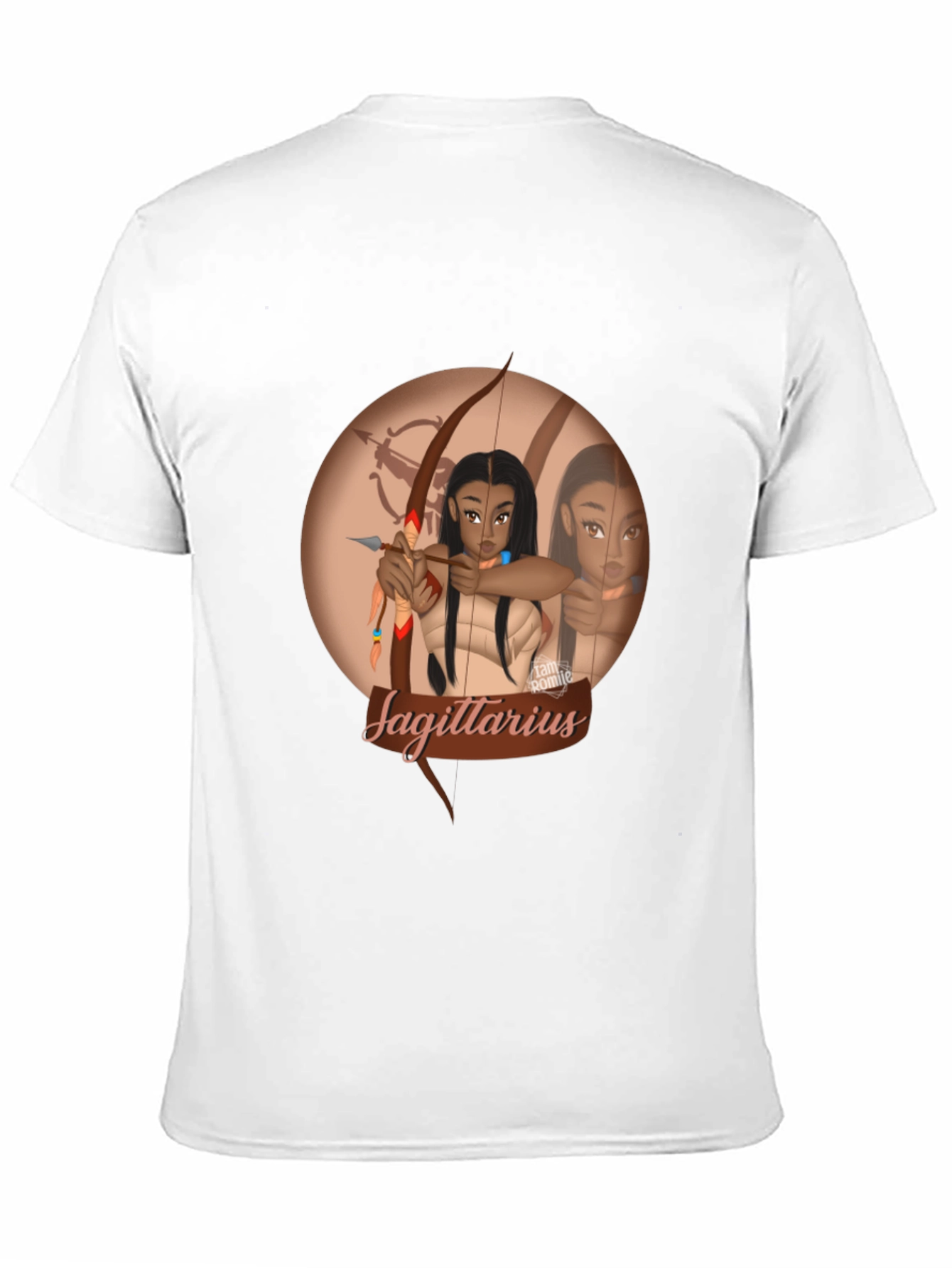 Sagittarius Zodiac T-Shirt - Black Graphic Tee