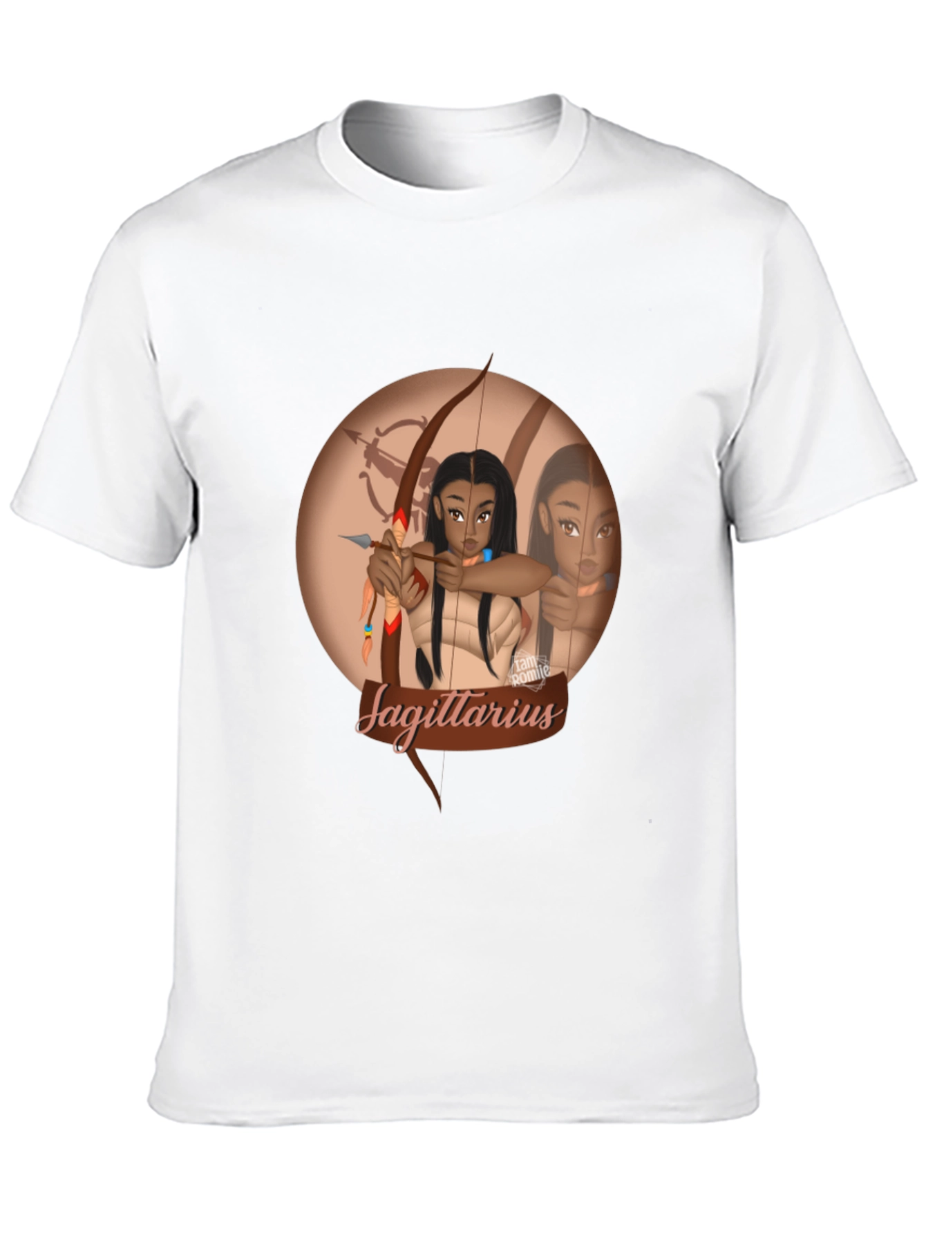 Sagittarius Zodiac T-Shirt - Black Graphic Tee