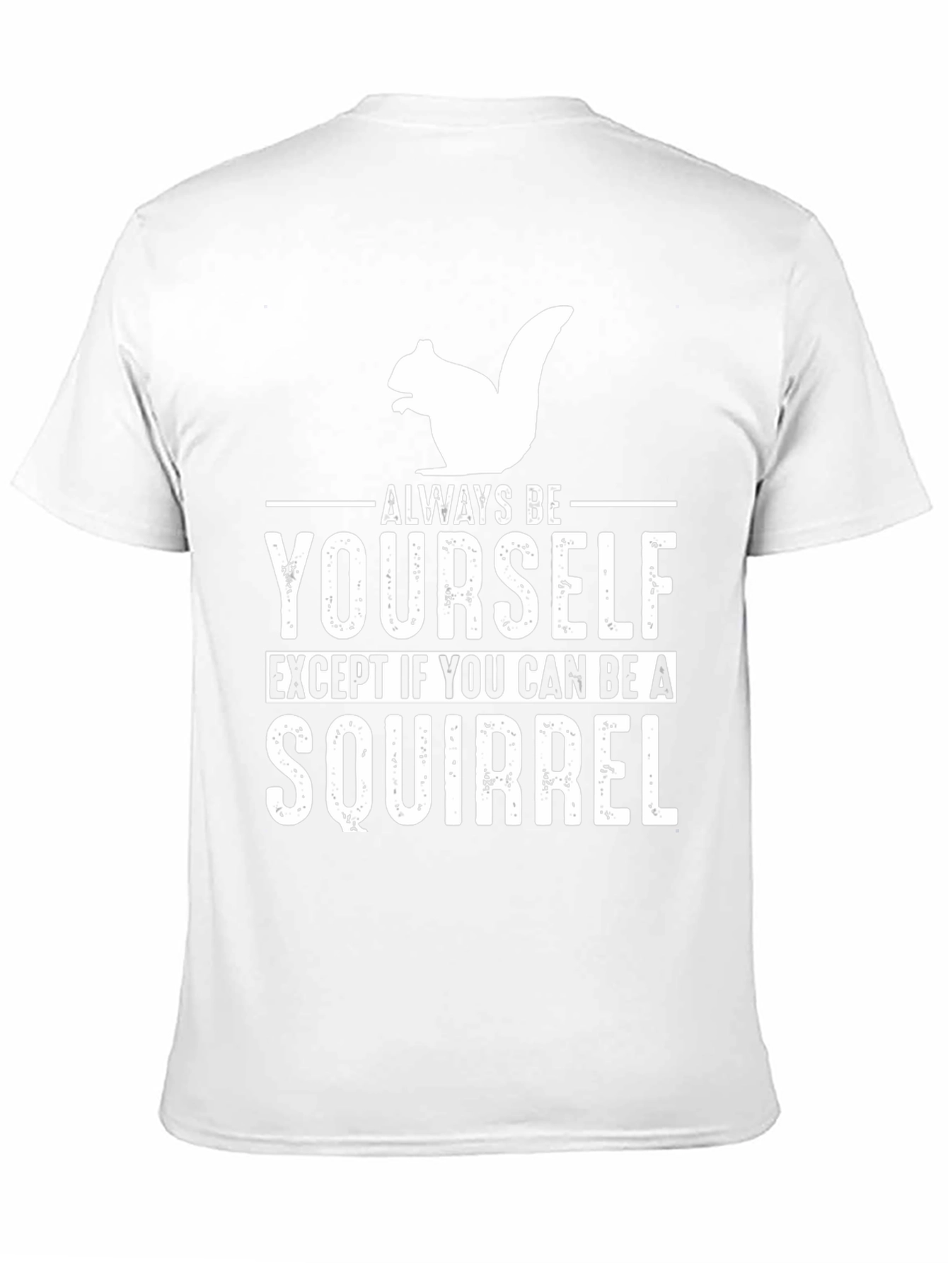 Funny Squirrel Graphic T-Shirt - Always Be Yourself