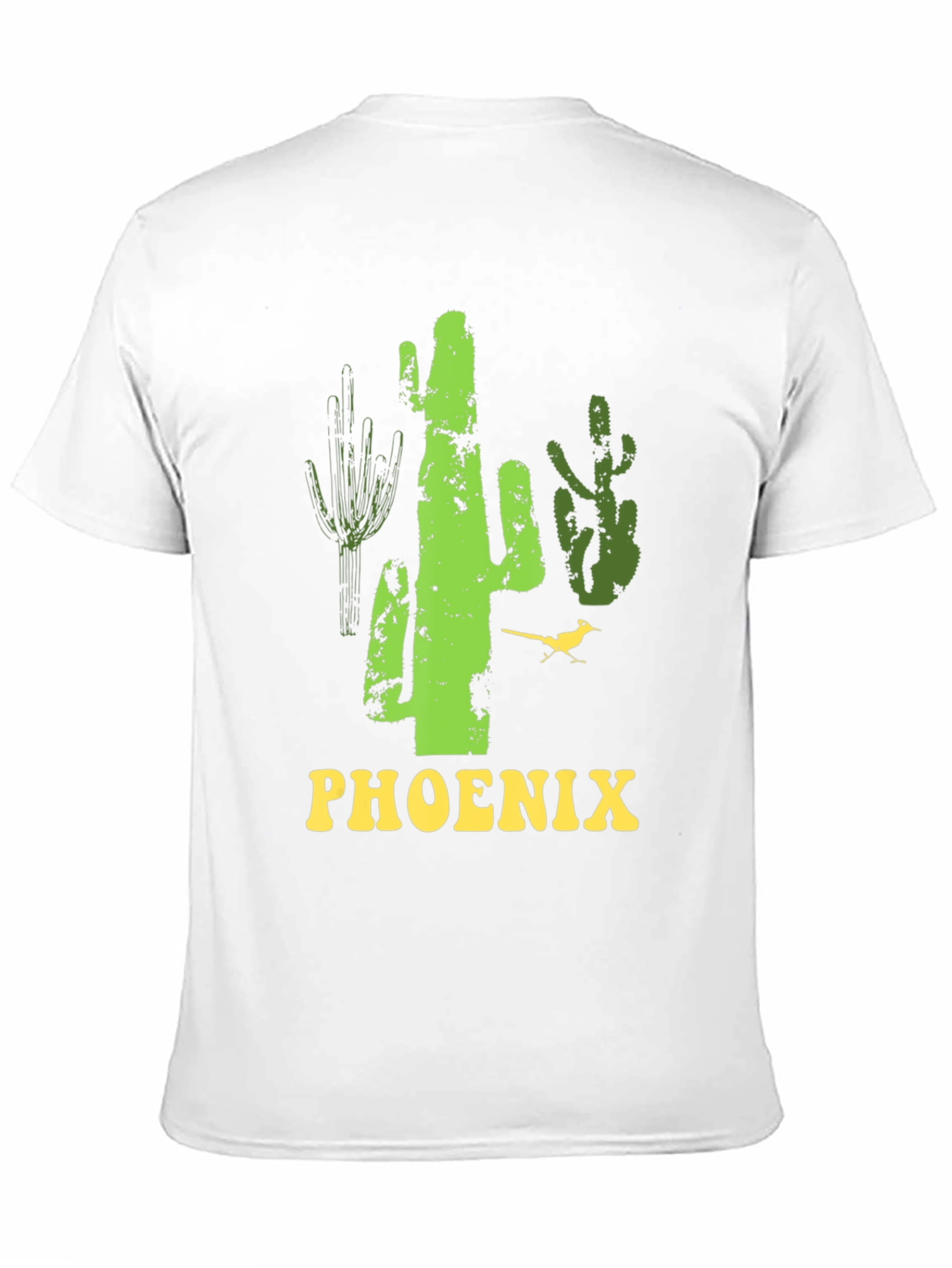 Phoenix Cactus Graphic Tee - Desert Style Shirt