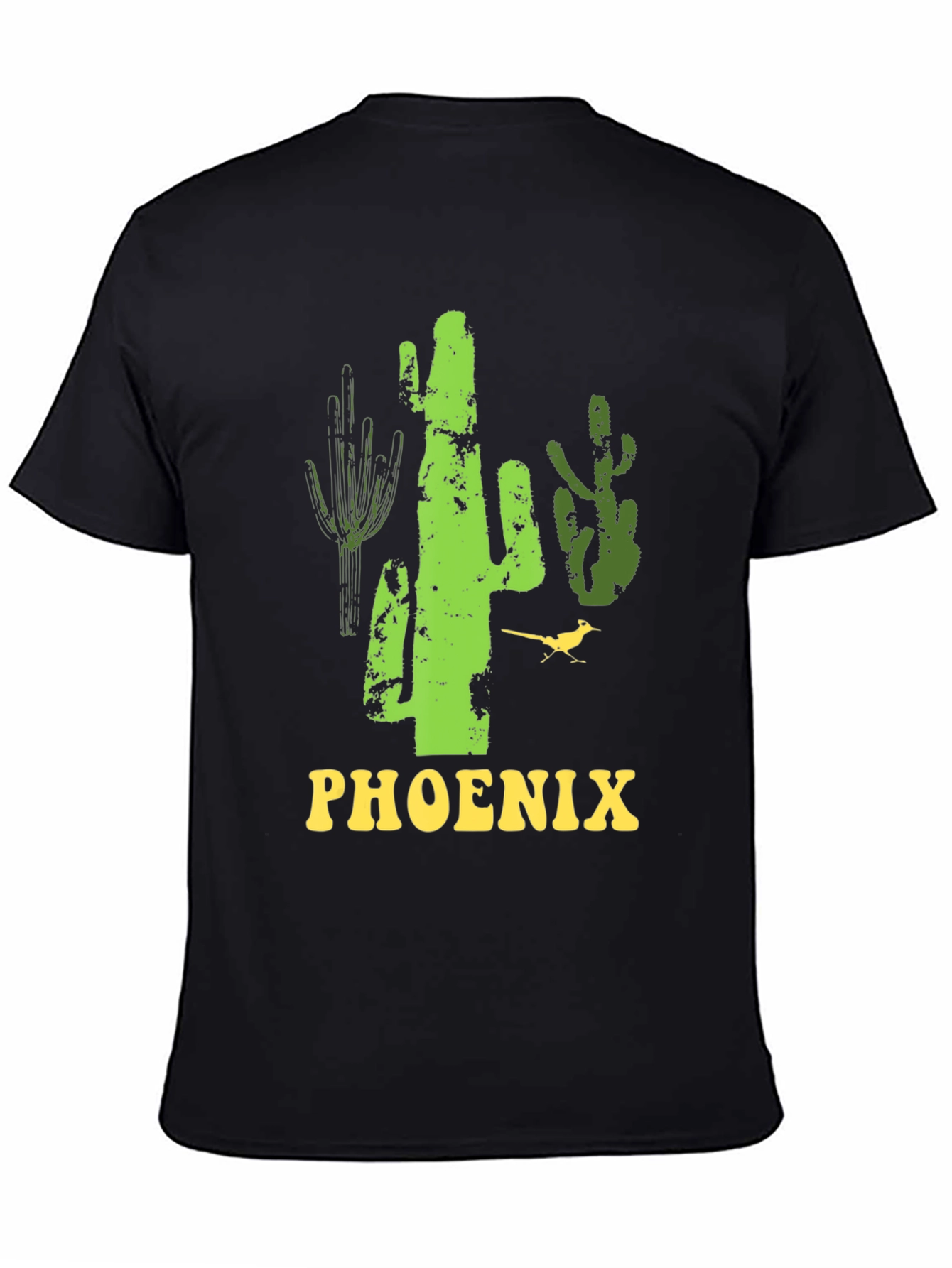 Phoenix Cactus Graphic Tee - Desert Style Shirt