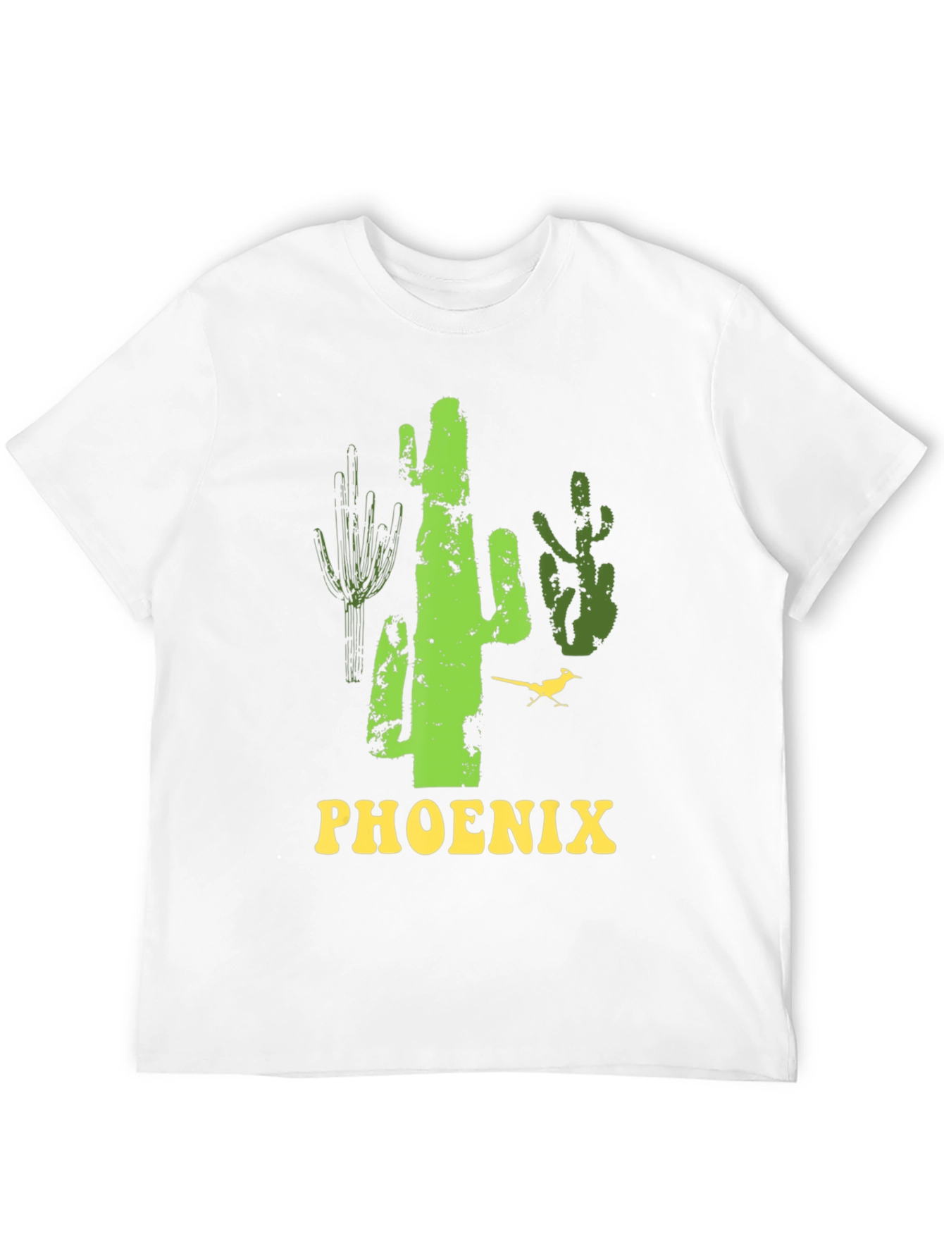 Phoenix Cactus Graphic Tee - Desert Style Shirt