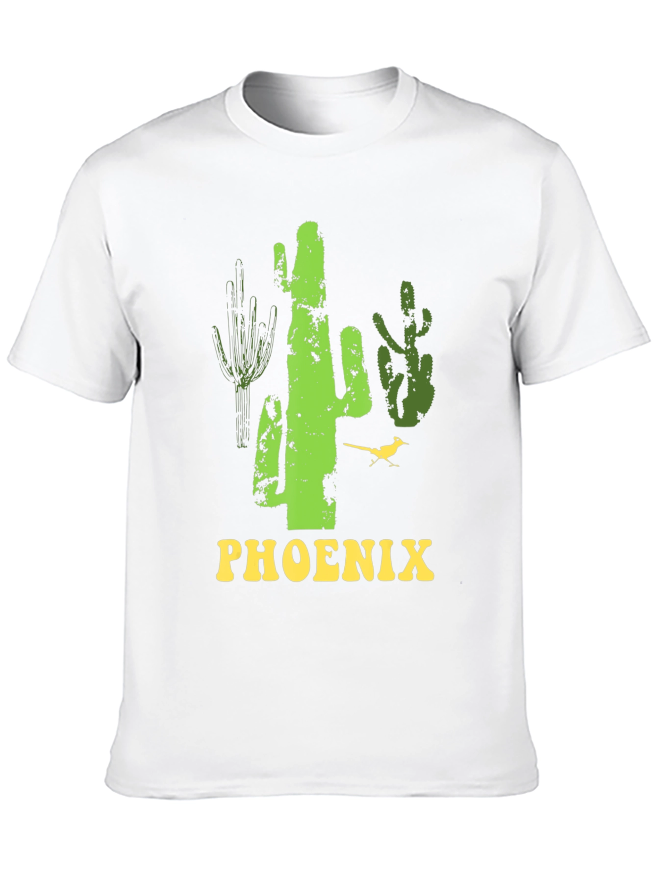 Phoenix Cactus Graphic Tee - Desert Style Shirt