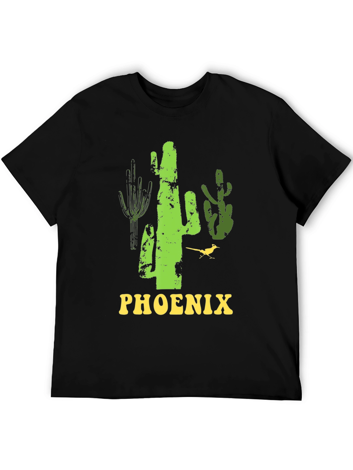 Phoenix Cactus Graphic Tee - Desert Style Shirt
