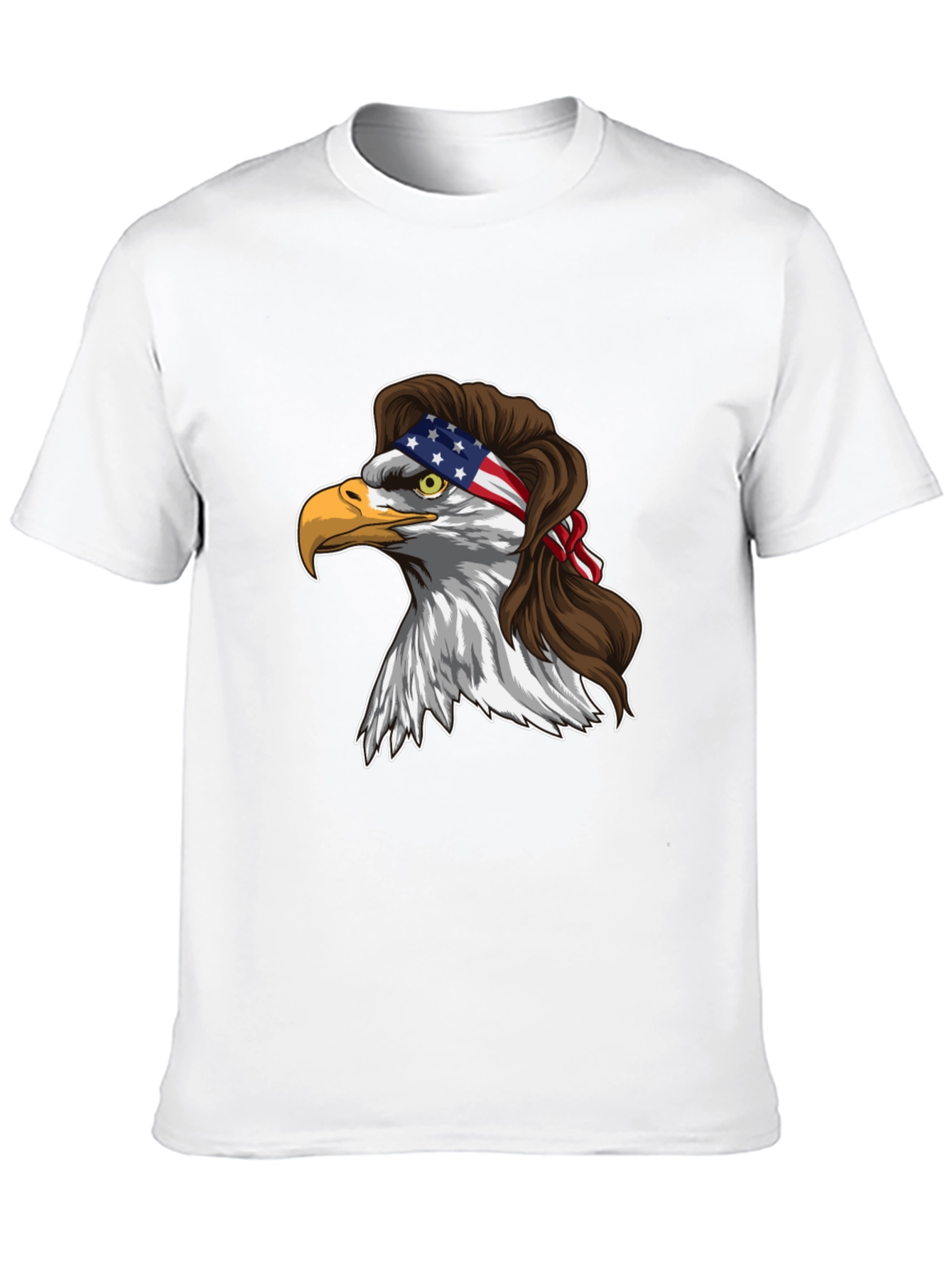 Eagle Mullet USA Flag T-Shirt