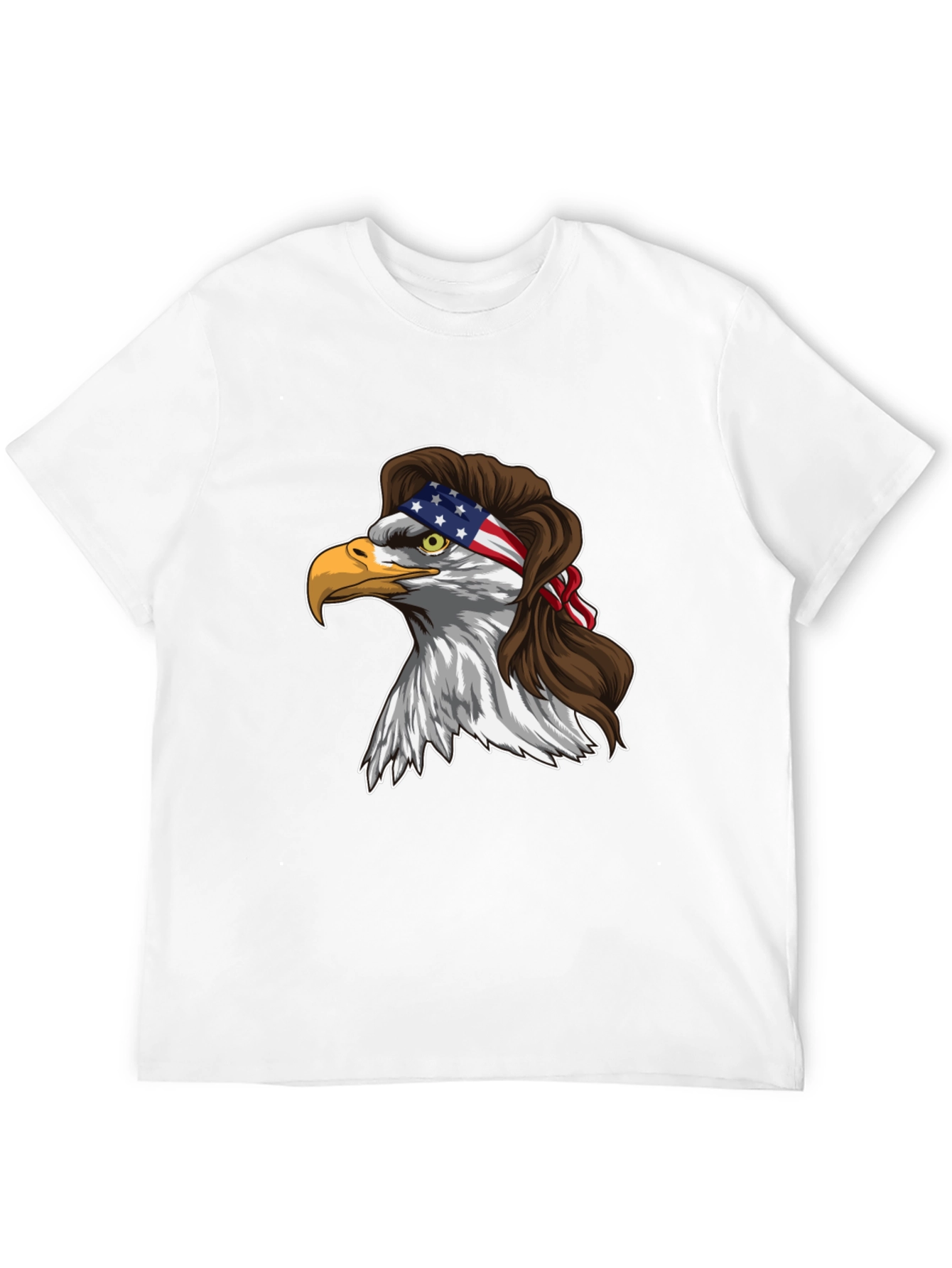 Eagle Mullet USA Flag T-Shirt