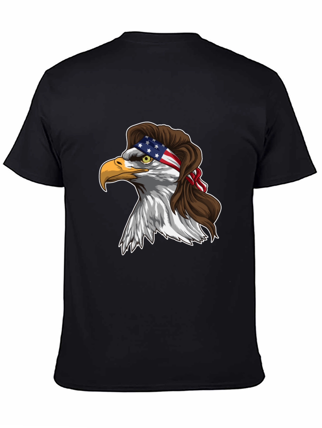 Eagle Mullet USA Flag T-Shirt