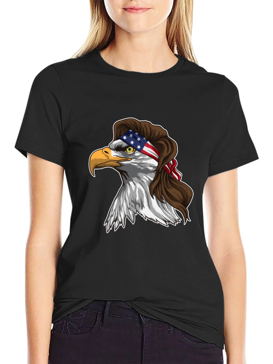 Eagle Mullet USA Flag T-Shirt