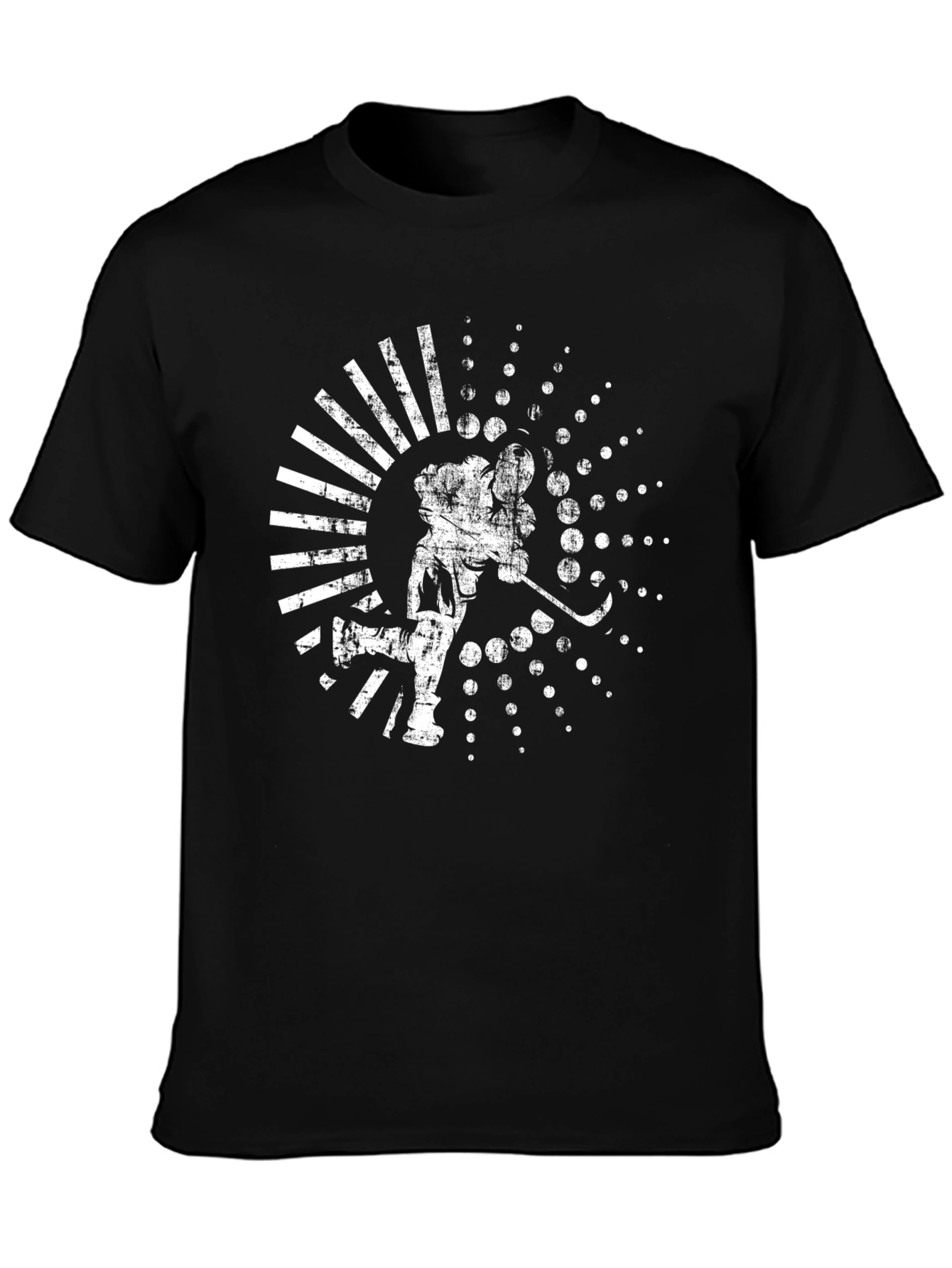 Hockey Player Graphic T-Shirt - Stylish and Sporty