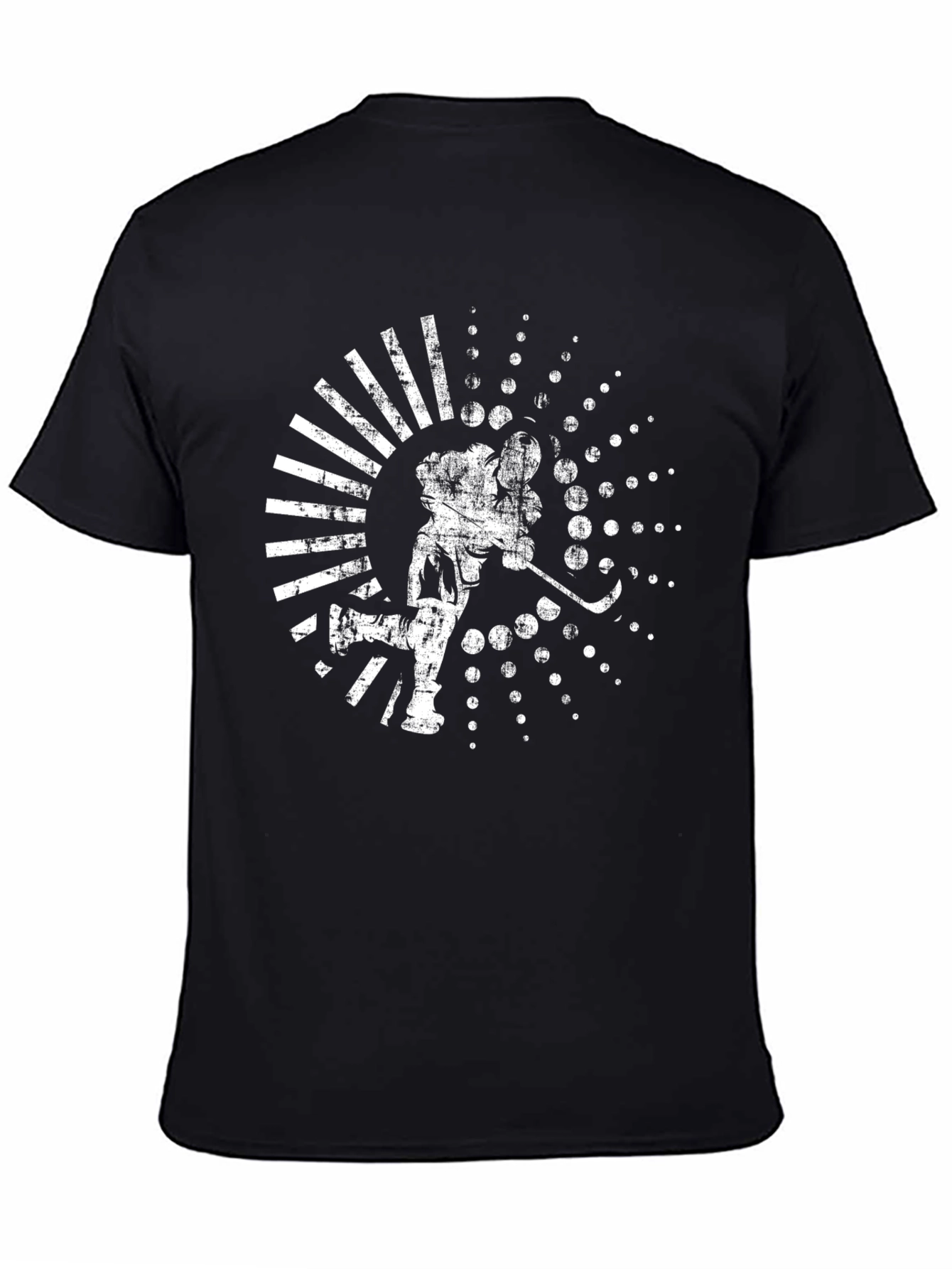 Hockey Player Graphic T-Shirt - Stylish and Sporty