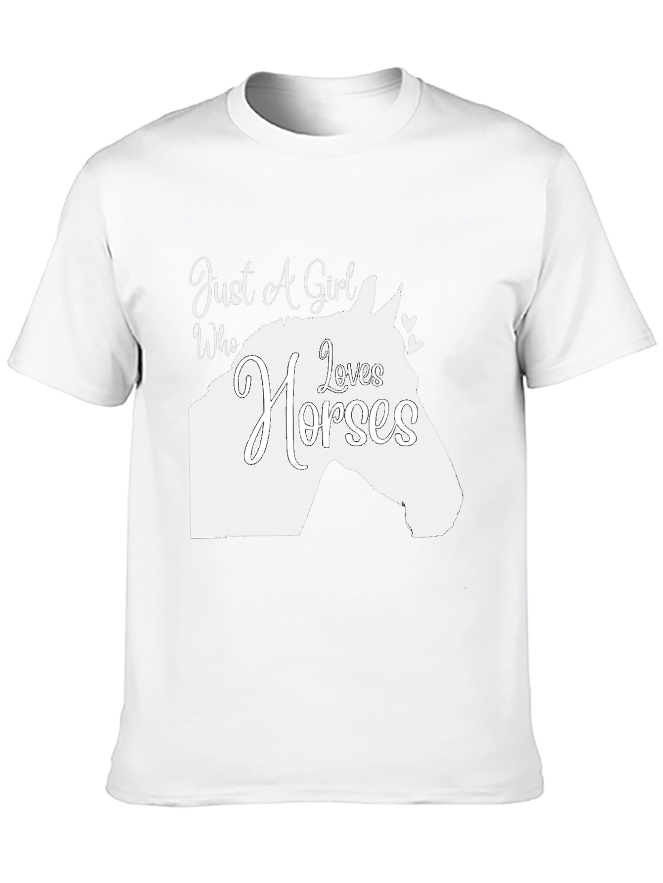 Just A Girl Who Loves Horses T-Shirt