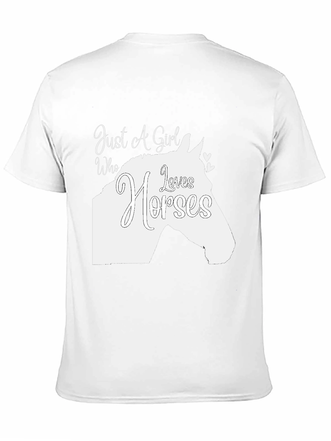 Just A Girl Who Loves Horses T-Shirt