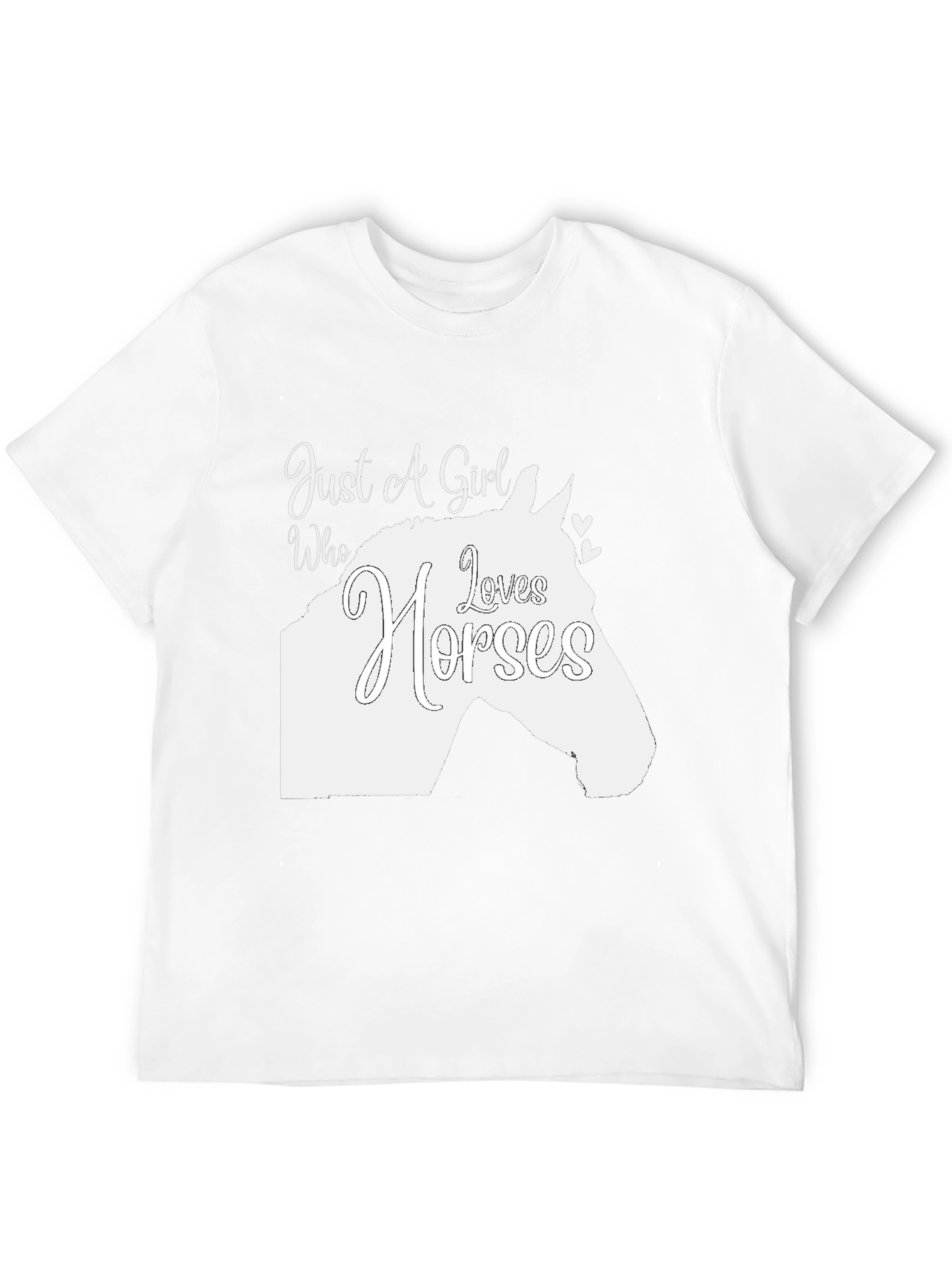 Just A Girl Who Loves Horses T-Shirt
