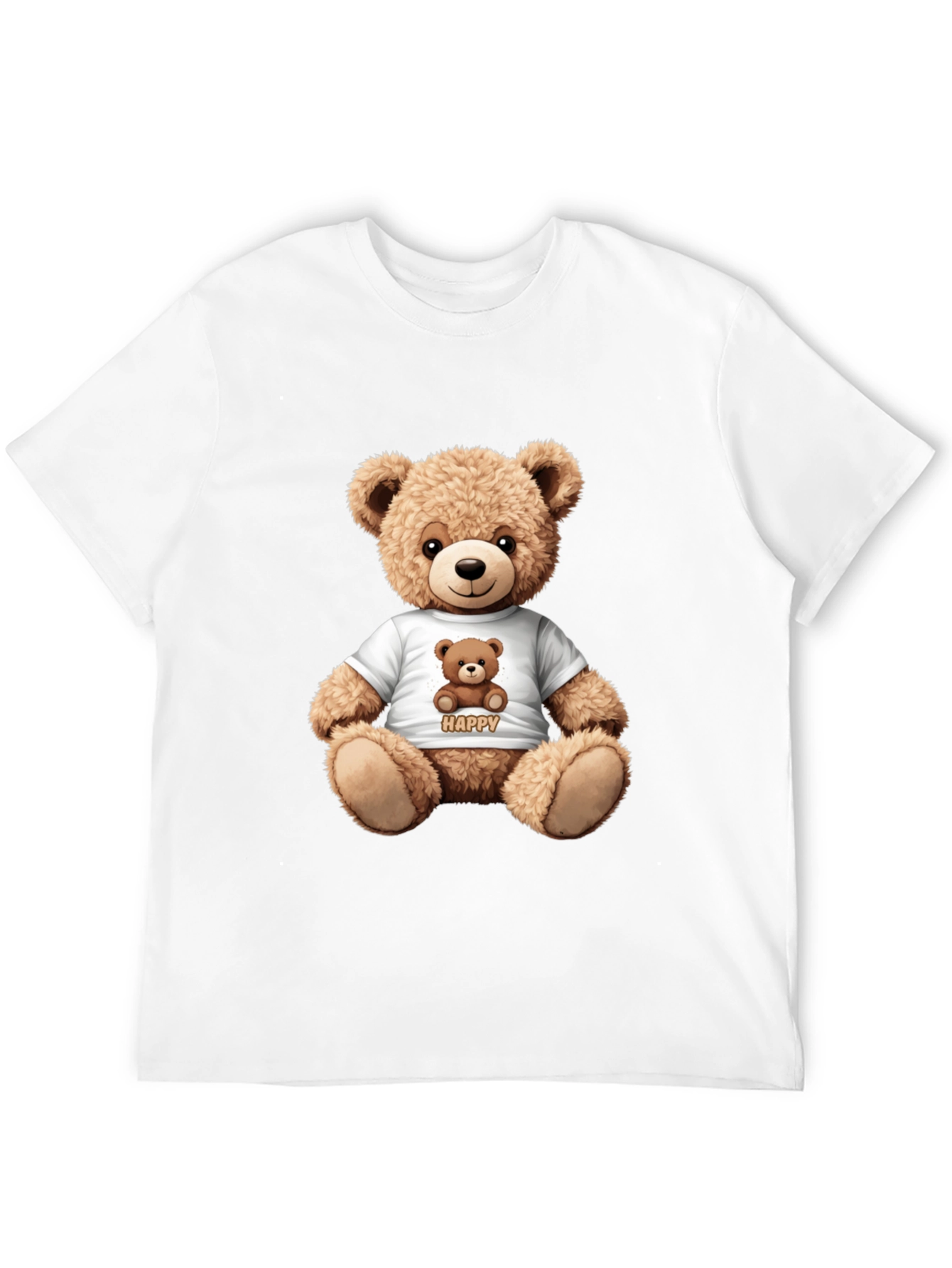 Teddy Bear Graphic T-Shirt - Cute & Comfy