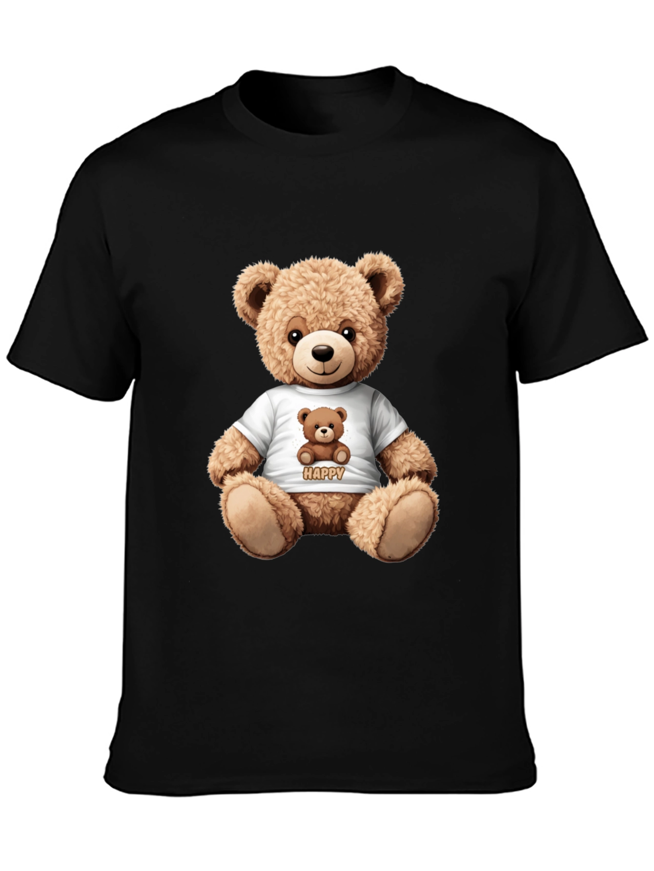 Teddy Bear Graphic T-Shirt - Cute & Comfy