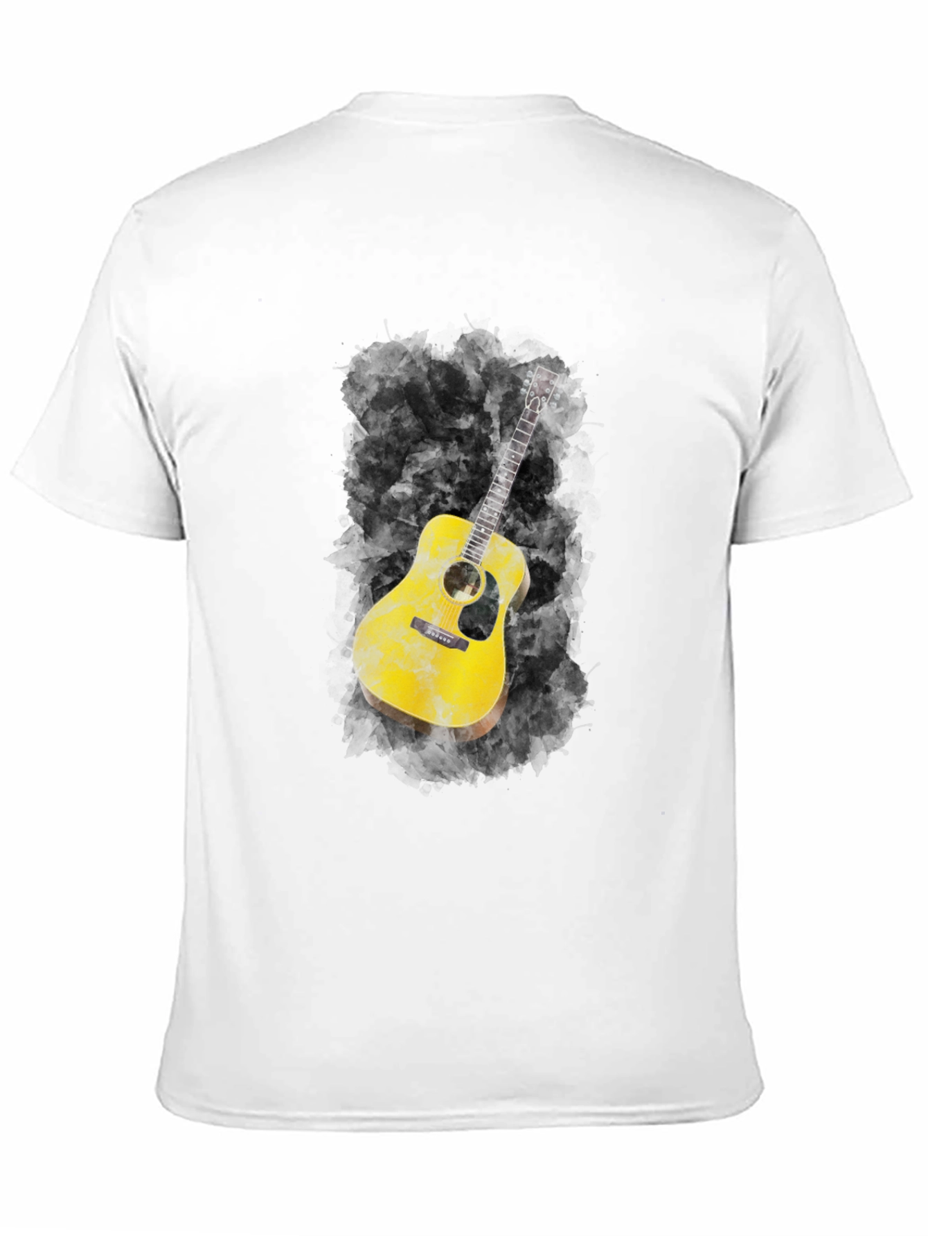 Guitar Graphic Black T-Shirt