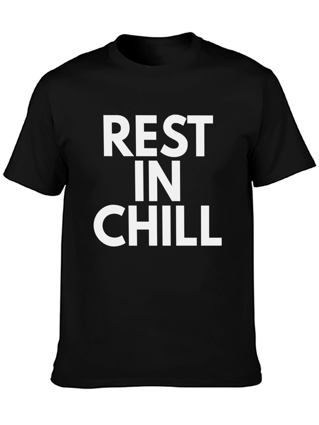 Rest In Chill Black Graphic T-Shirt