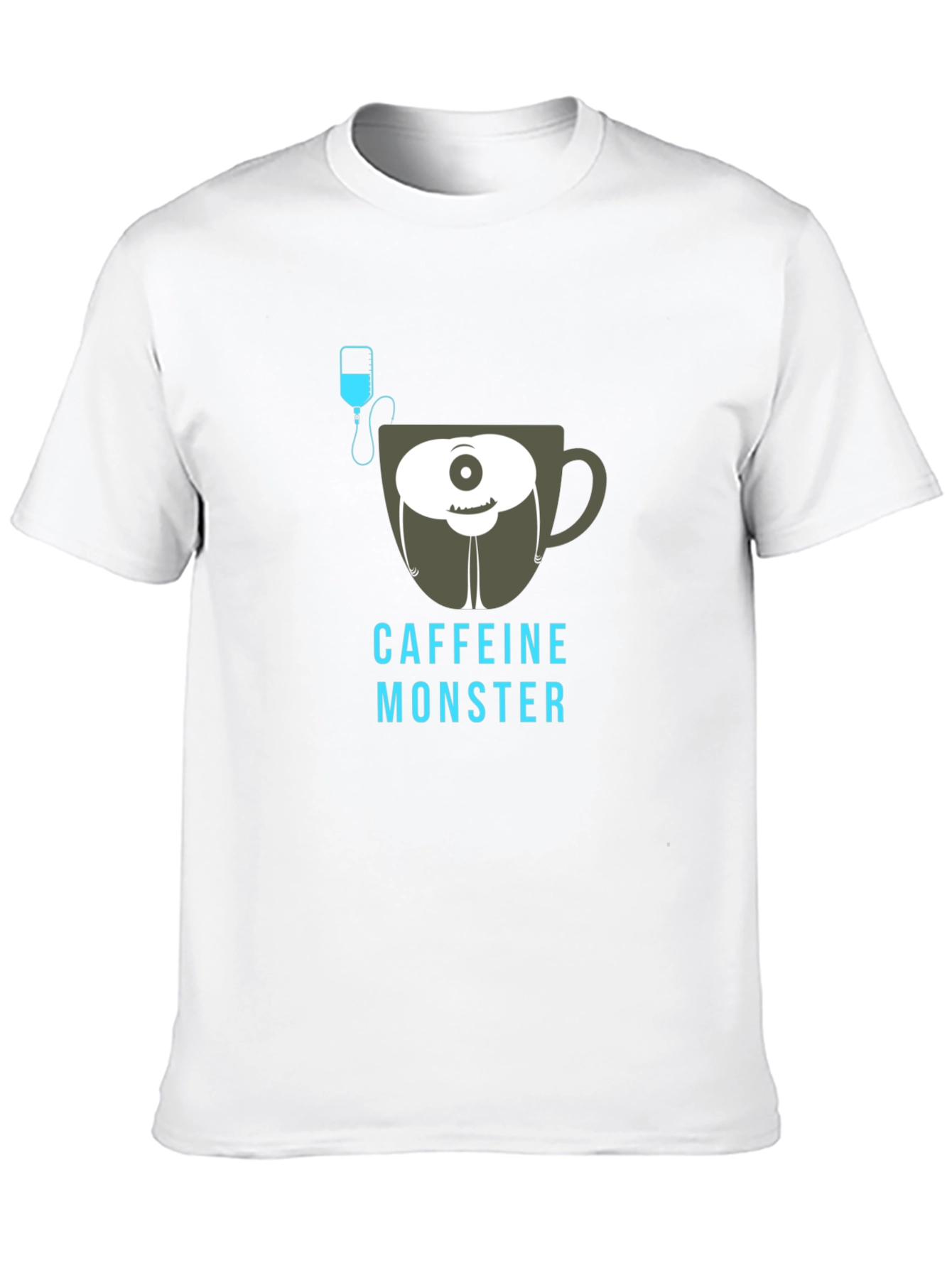 Caffeine Monster T-Shirt - Black Graphic Tee