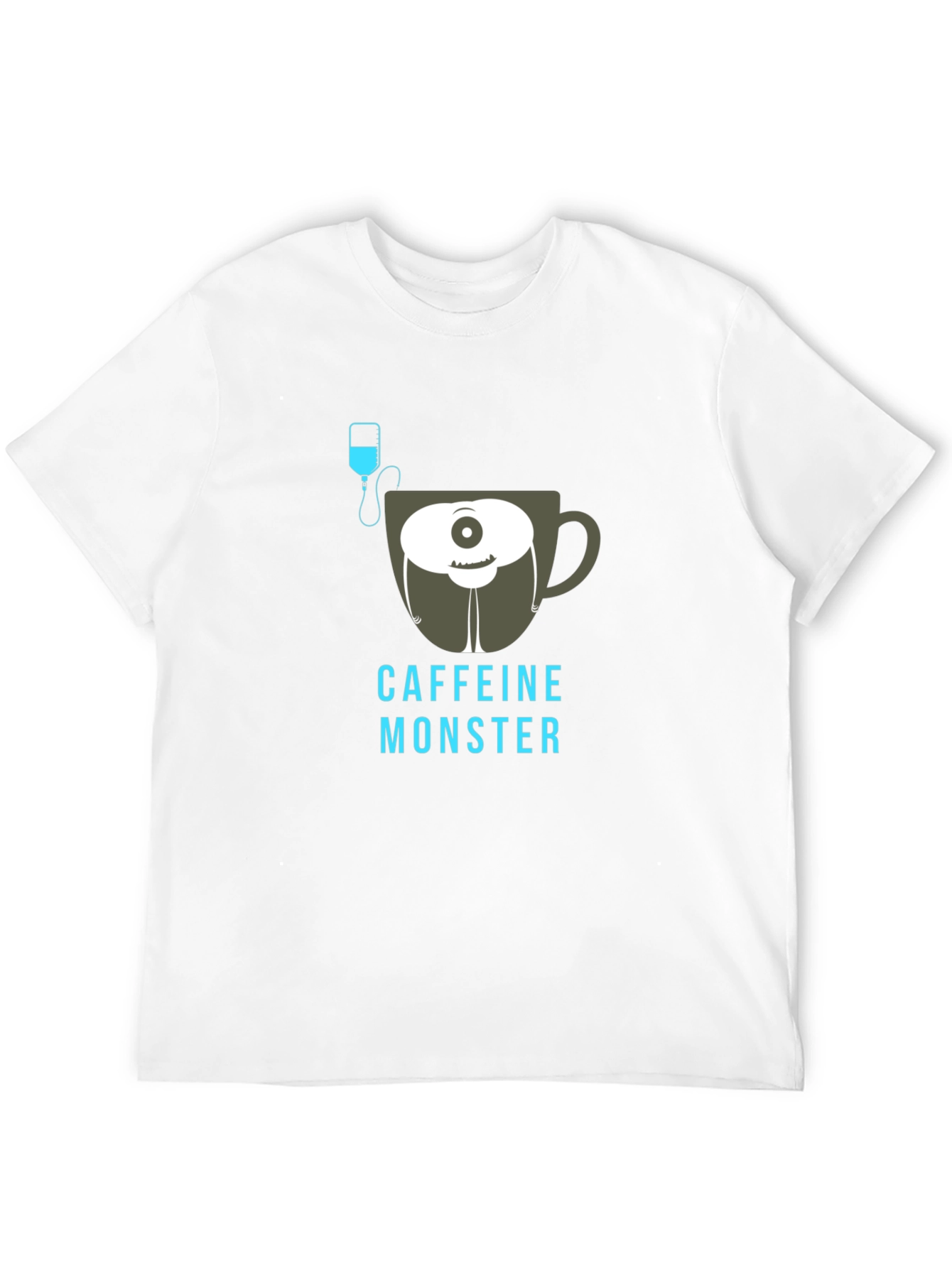 Caffeine Monster T-Shirt - Black Graphic Tee